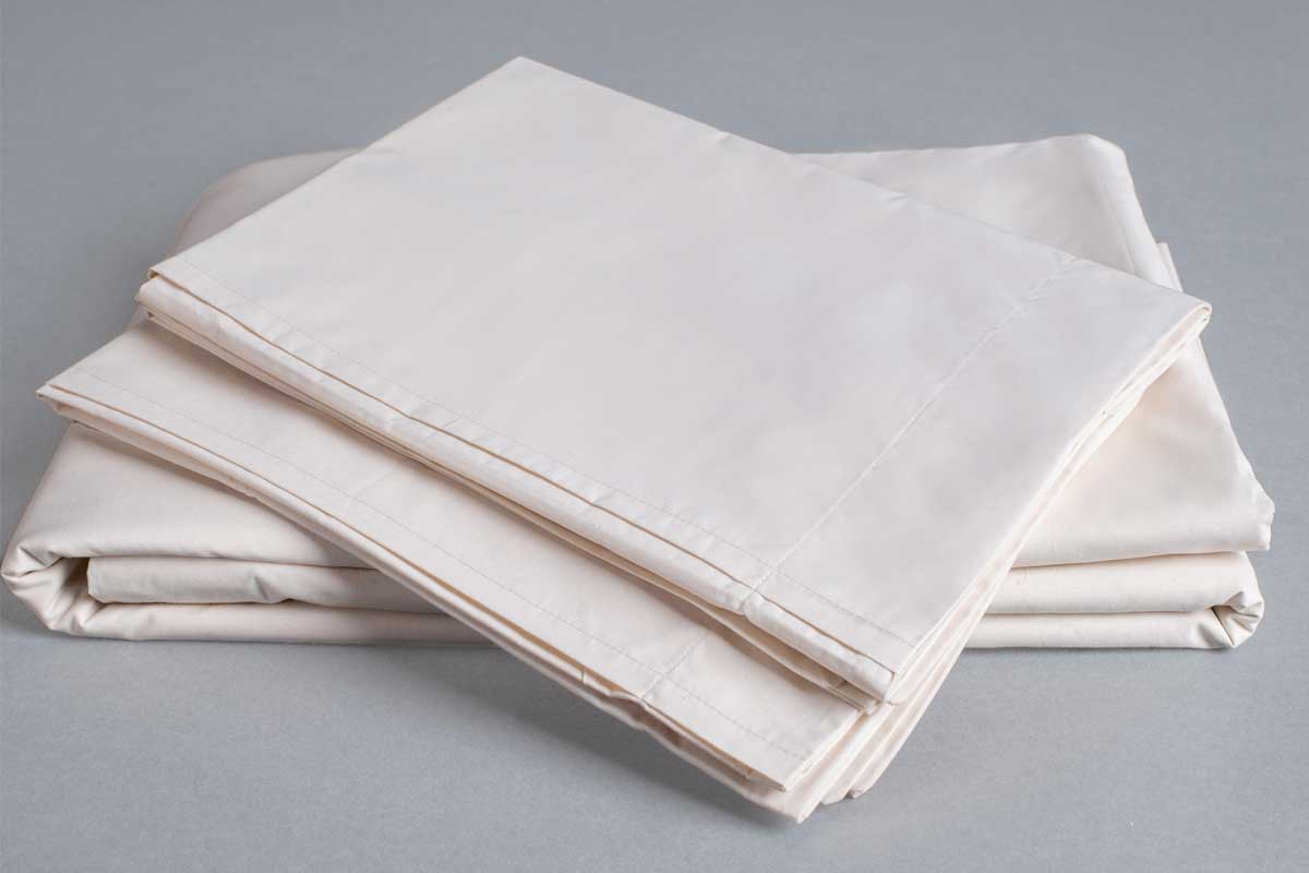 100% Organic Cotton Percale Duvet Cover Set - Image 5