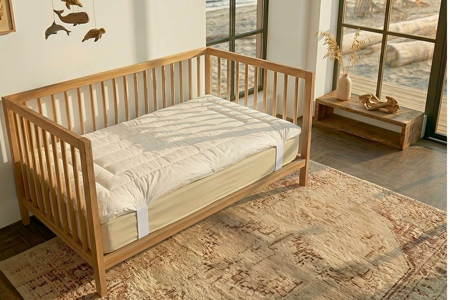 100% Organic Cotton Sateen Fitted Sheet - Image 10