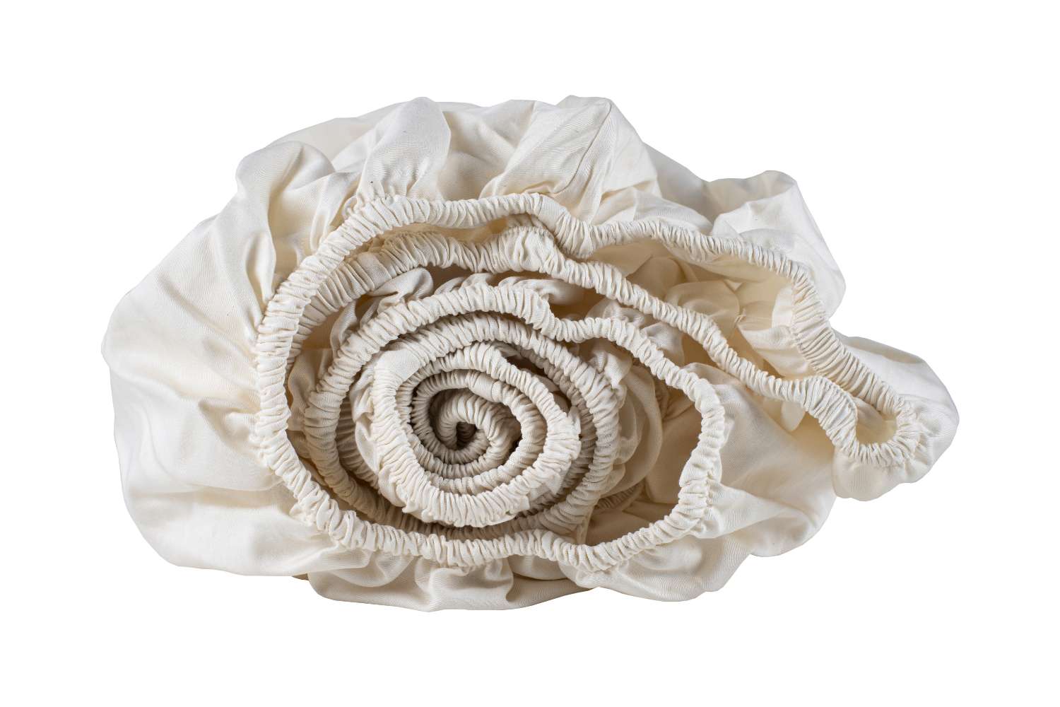 100% Organic Cotton Sateen Fitted Sheet - Image 2