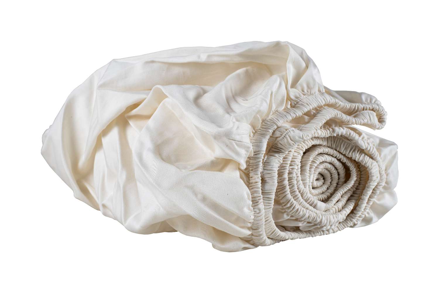 100% Organic Cotton Sateen Fitted Sheet - Image 3