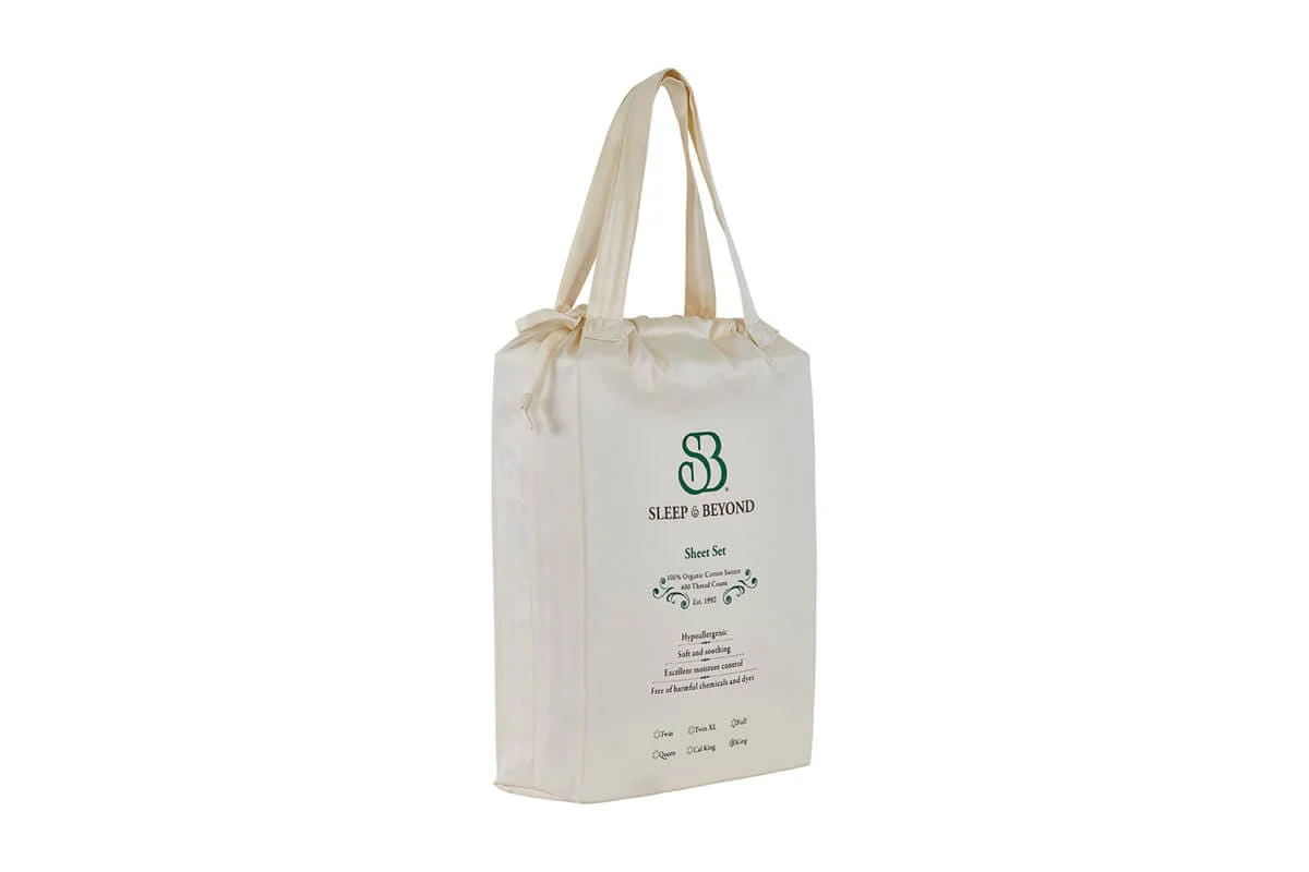 100% Organic Cotton Sateen Sheet Set - Image 11