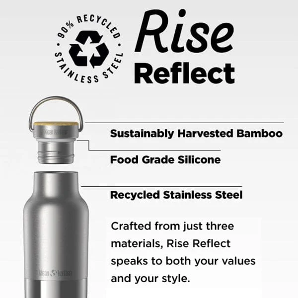 20oz Rise Reflect Insulated Bottle with Bamboo Cap - Image 3