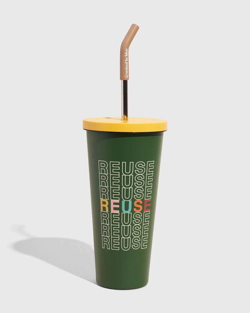 24 oz Insulated Steel Straw Tumbler - Image 5