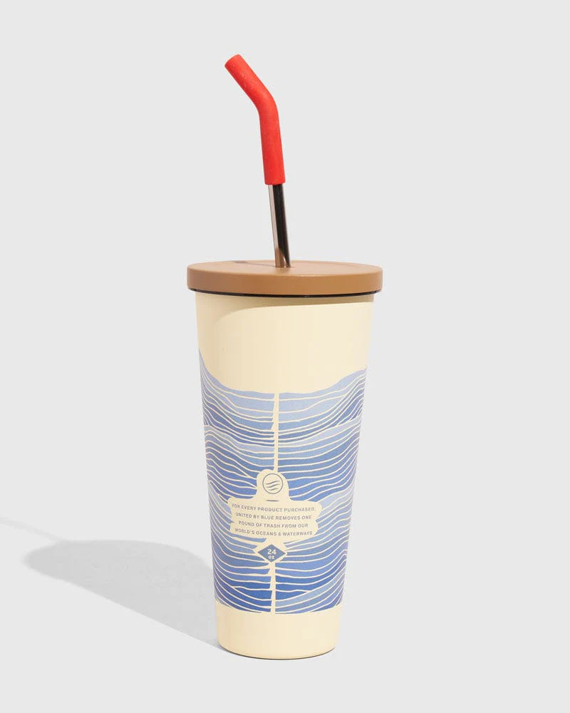 24 oz Insulated Steel Straw Tumbler - Image 6