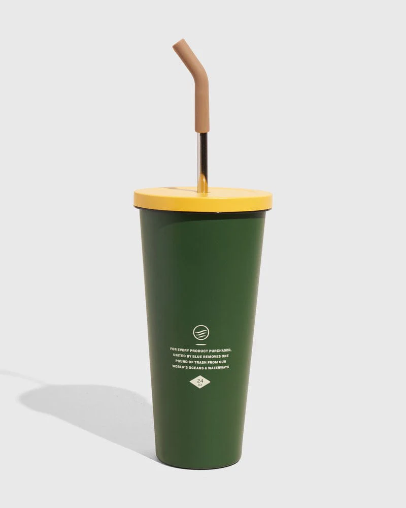 24 oz Insulated Steel Straw Tumbler - Image 9