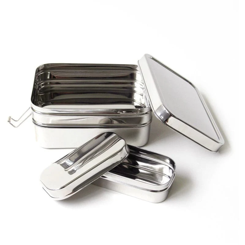 3-in-1 Giant Stainless Steel Lunchbox - Image 3
