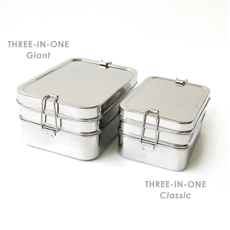 3-in-1 Giant Stainless Steel Lunchbox - Image 5
