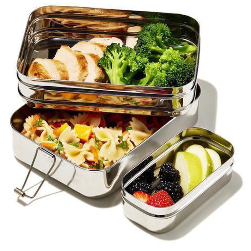 3-in-1 Giant Stainless Steel Lunchbox - Image 6