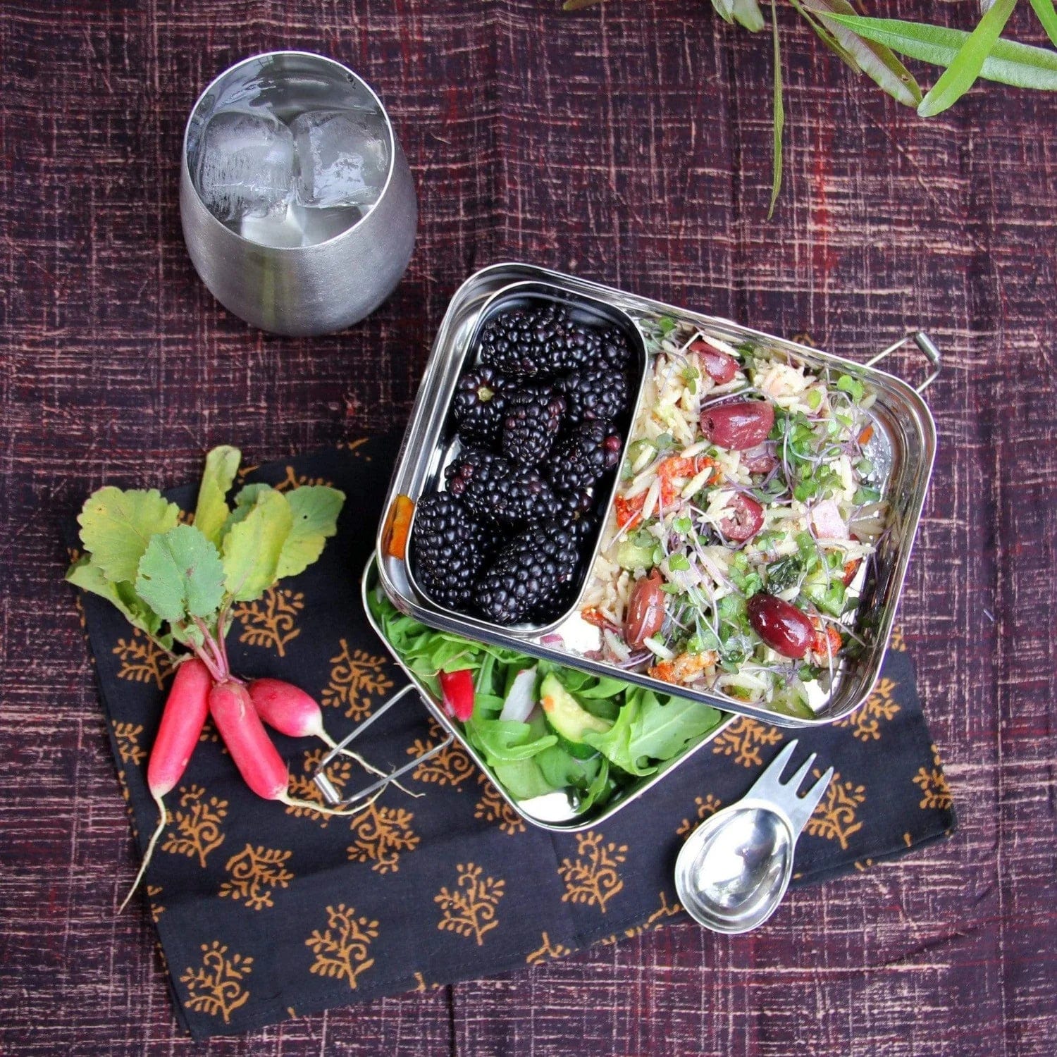 3-in-1 Giant Stainless Steel Lunchbox - Image 7