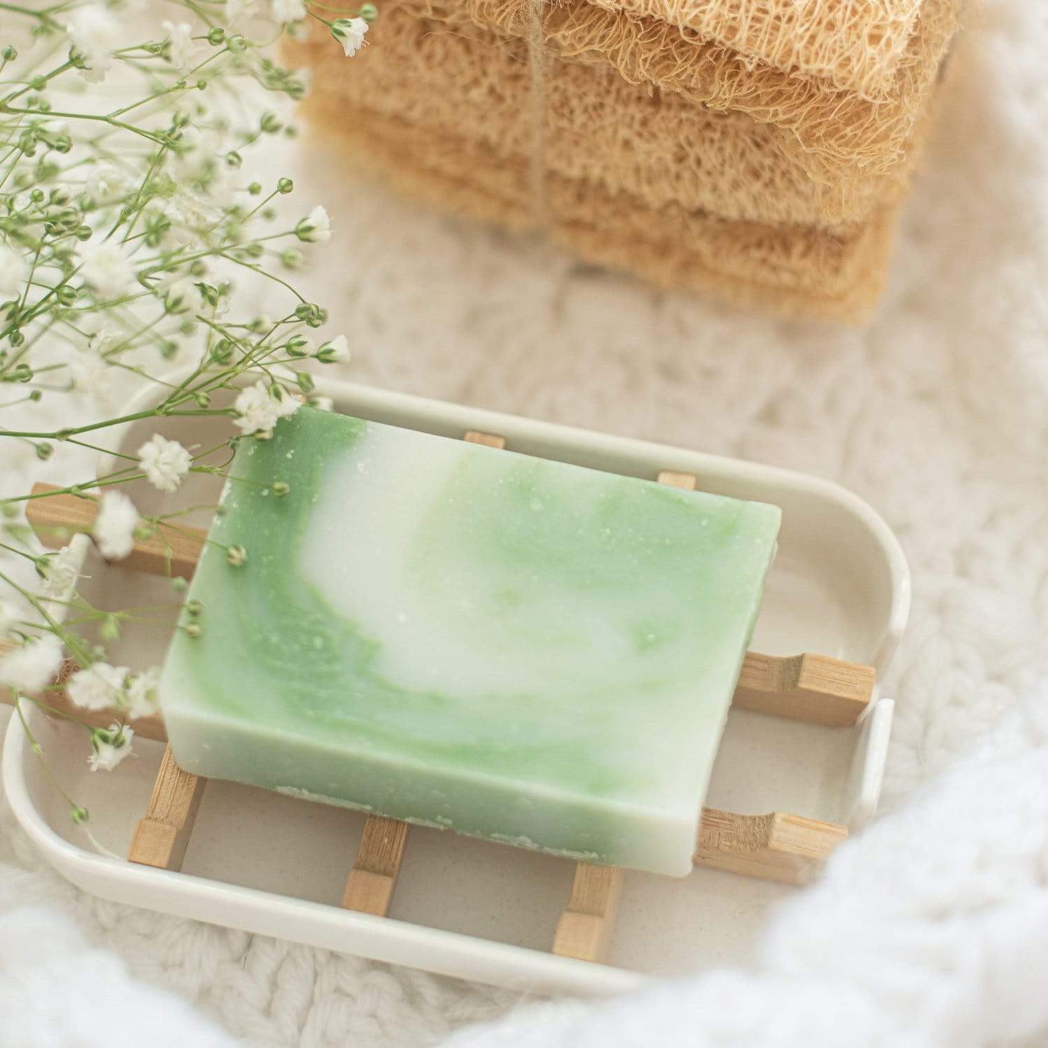 Unscented Soap Bar - Zero Waste Soap Bar, Sensitive Skin, Vegan, 3.5oz - Image 3