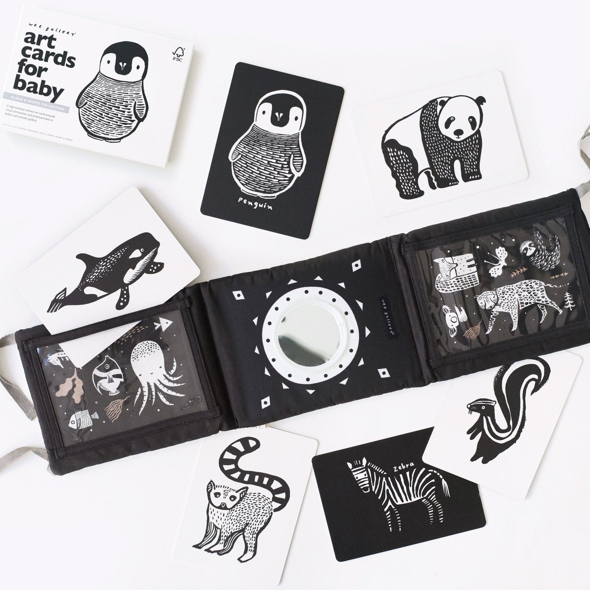 Baby Tummy Time Gallery with Mirror Gift Set - Image 3