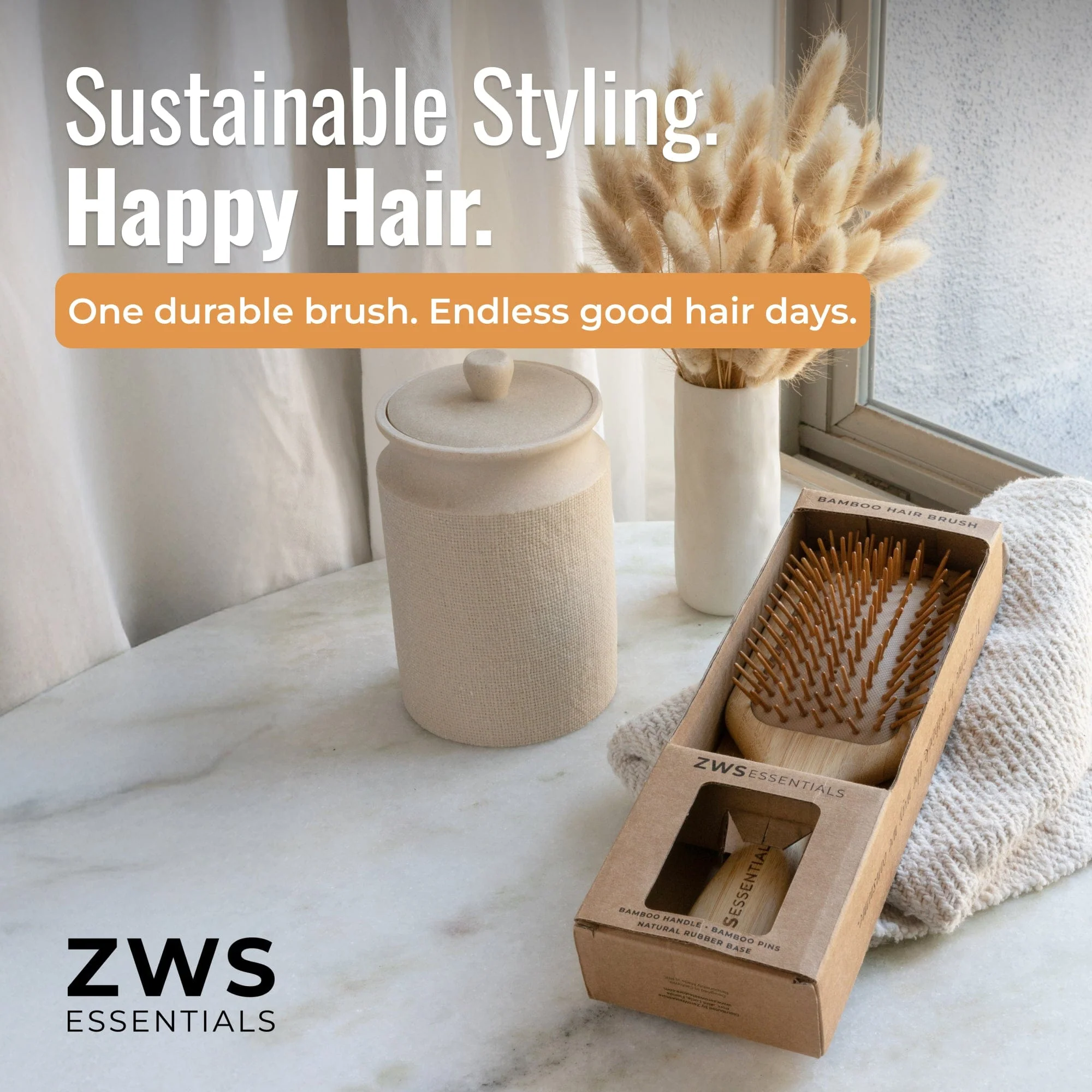 Bamboo Hair Brush - Image 7