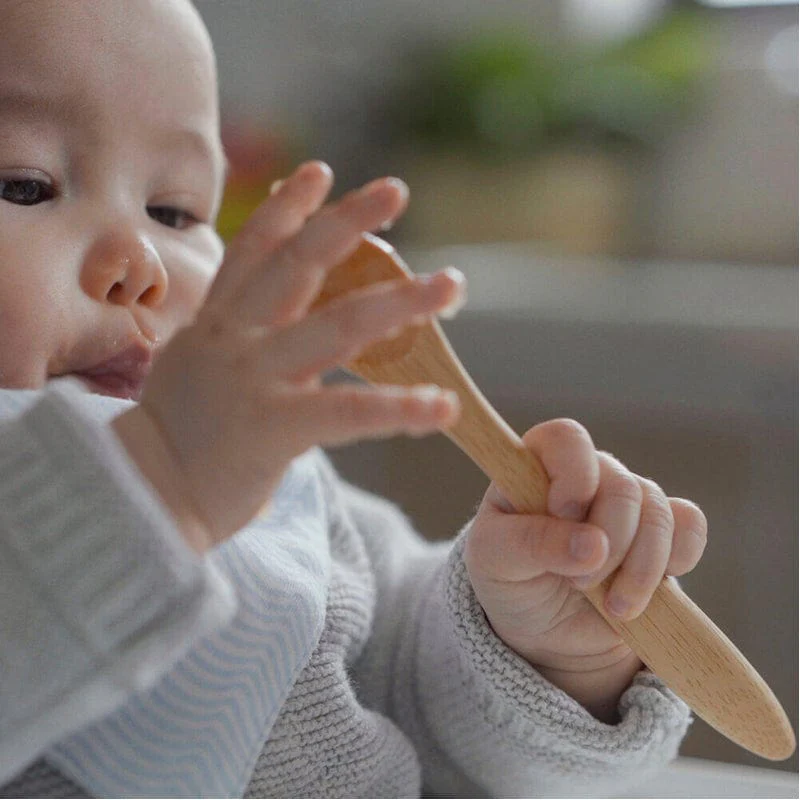 Organic Bamboo Baby Feeding Spoons - Image 3