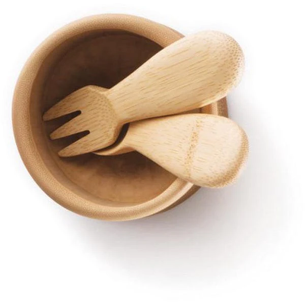 Organic Bamboo Baby Fork & Spoon - Image 4