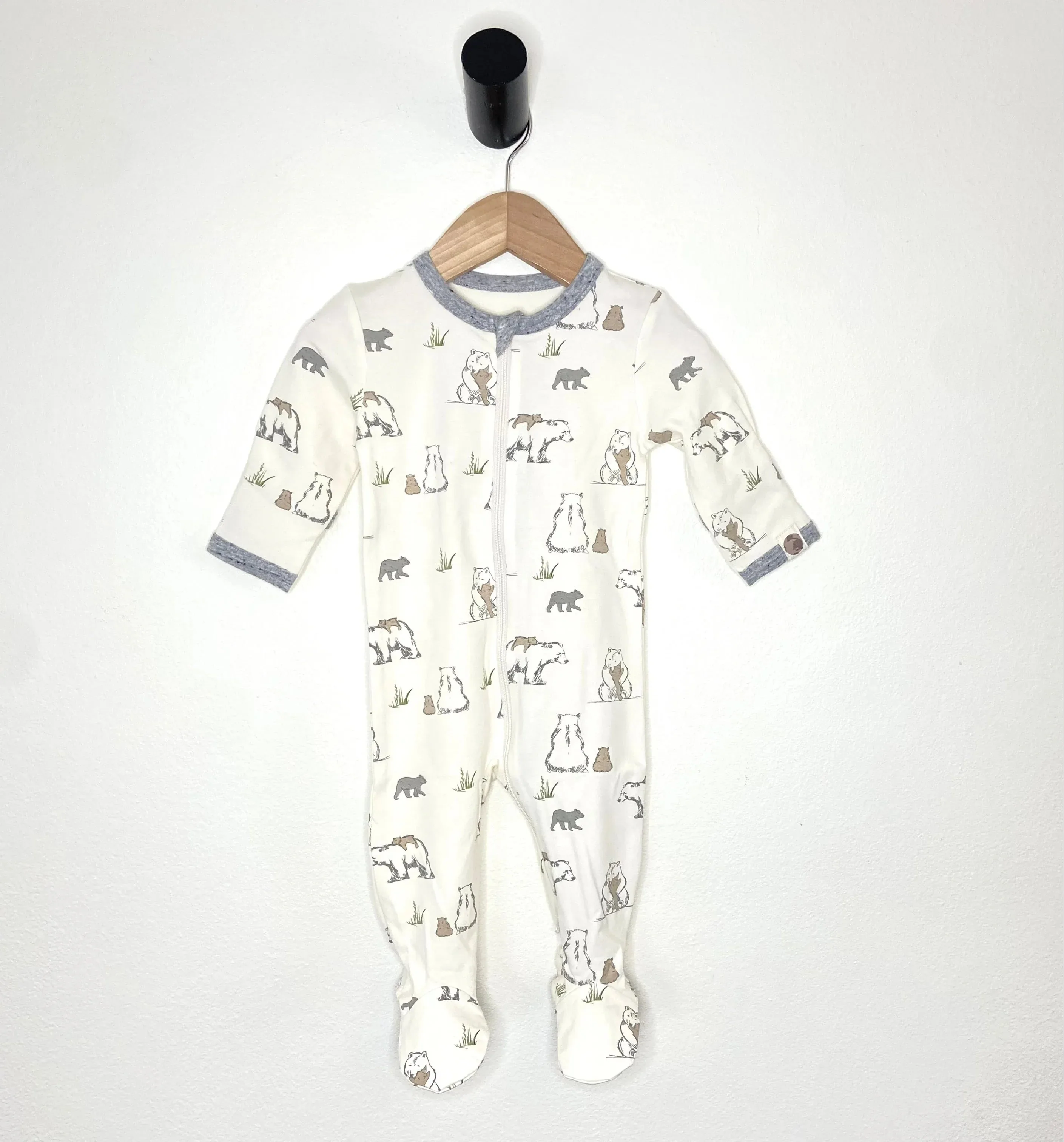 Bear Family 2-Piece Pajama Set – Eco-Friendly Infant & Toddler Sleepwear - Image 3