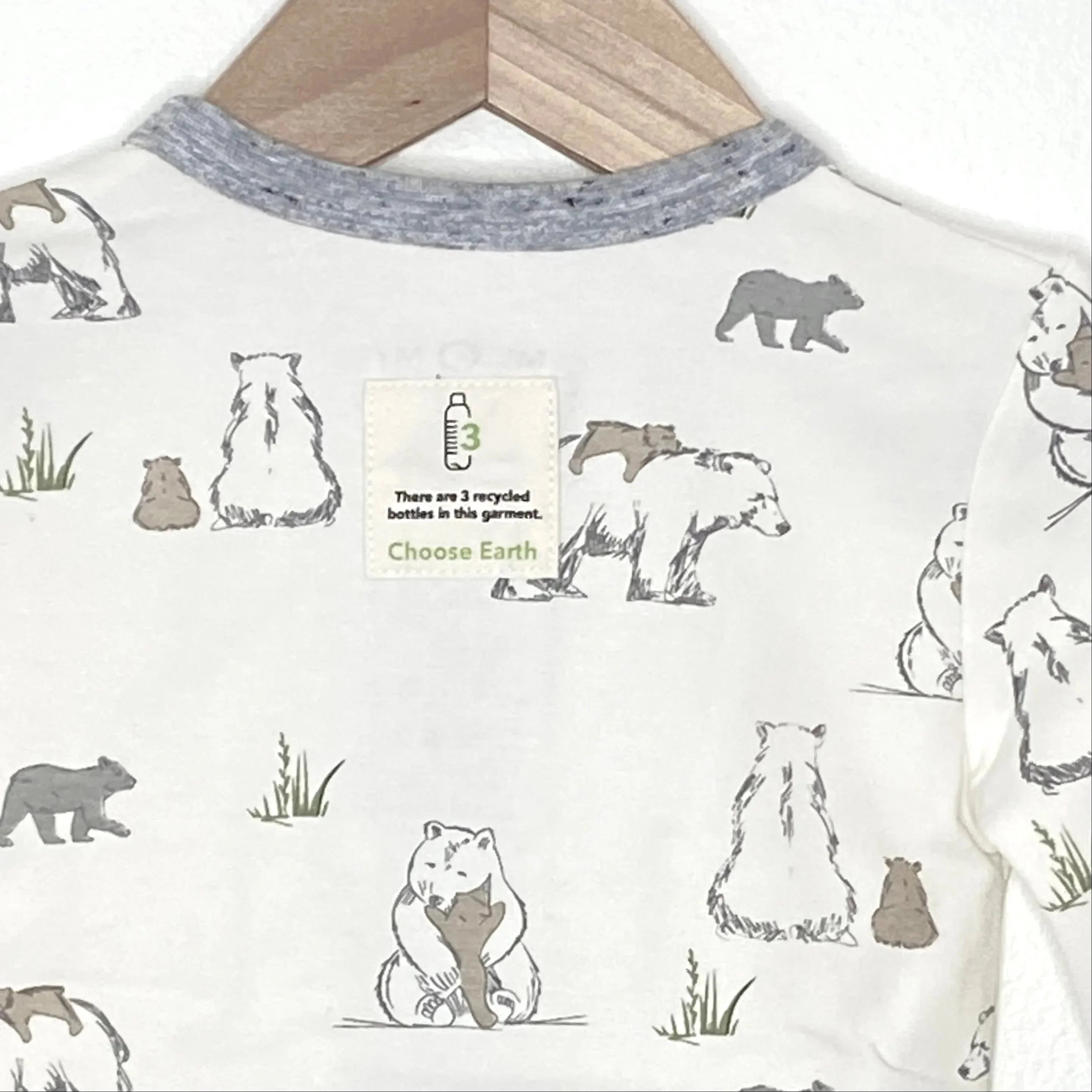 Bear Family 2-Piece Pajama Set – Eco-Friendly Infant & Toddler Sleepwear - Image 4