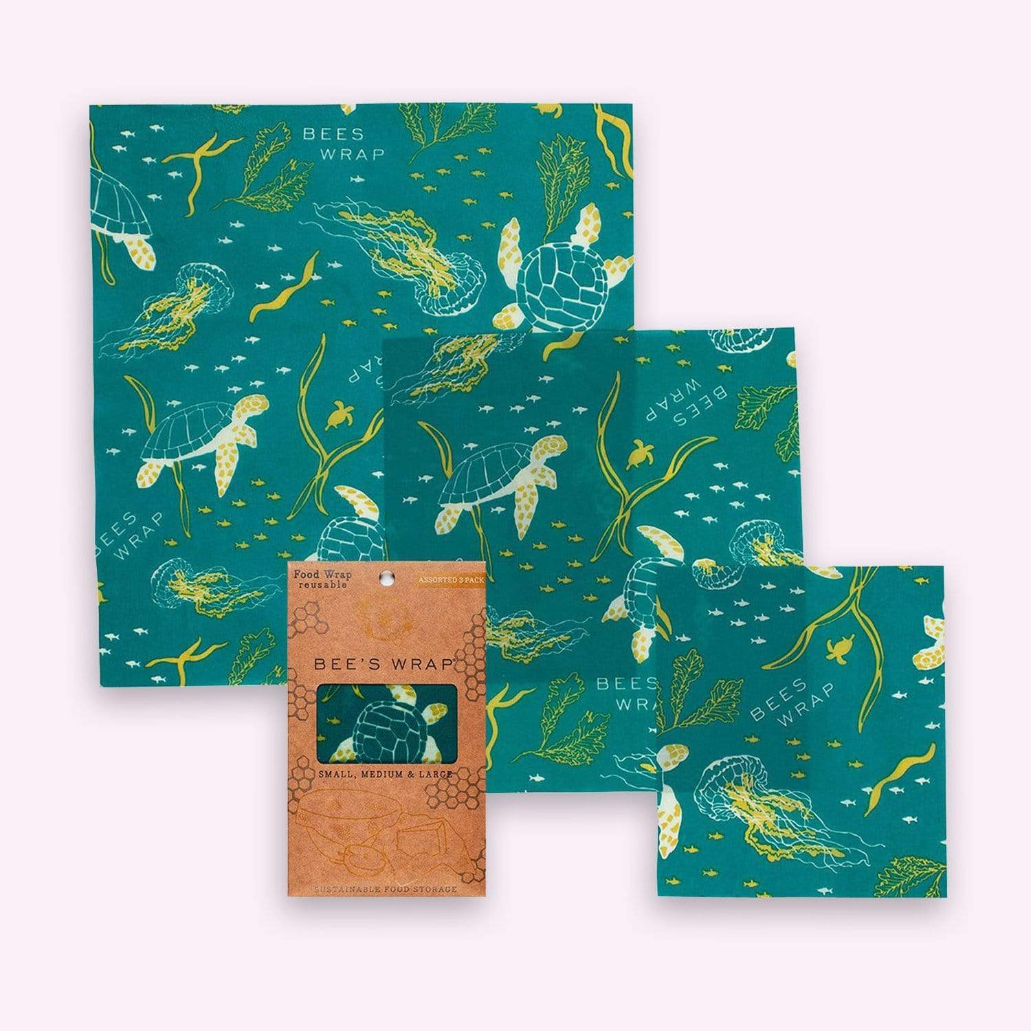 Beeswrap Food Wraps - Variety Packs - Zero Waste Food Wraps, Organic, 3 Pack, Beeswax or Vegan - Image 4