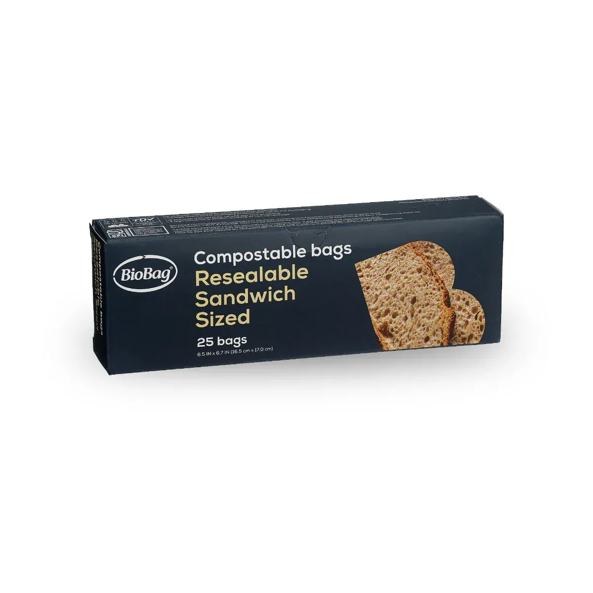 Compostable & Resealable Sandwich Bags - 25pk - Image 6