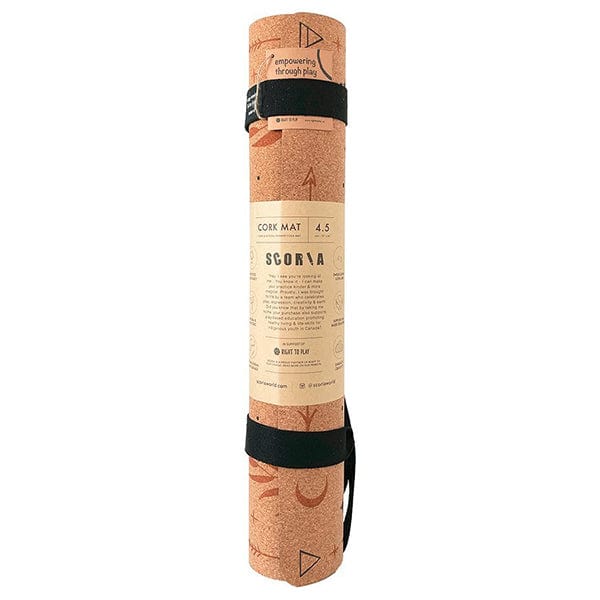 Butterfly Cork Yoga Mat 4.5mm - Image 4