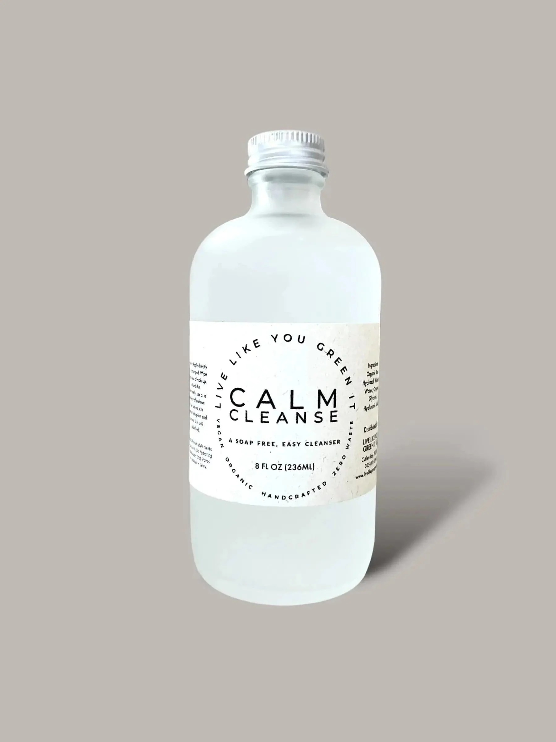 Calm Cleanse // Micellar Water Face Wash & Hyaluronic Acid Toner with Cucumber Water *New* - Image 4
