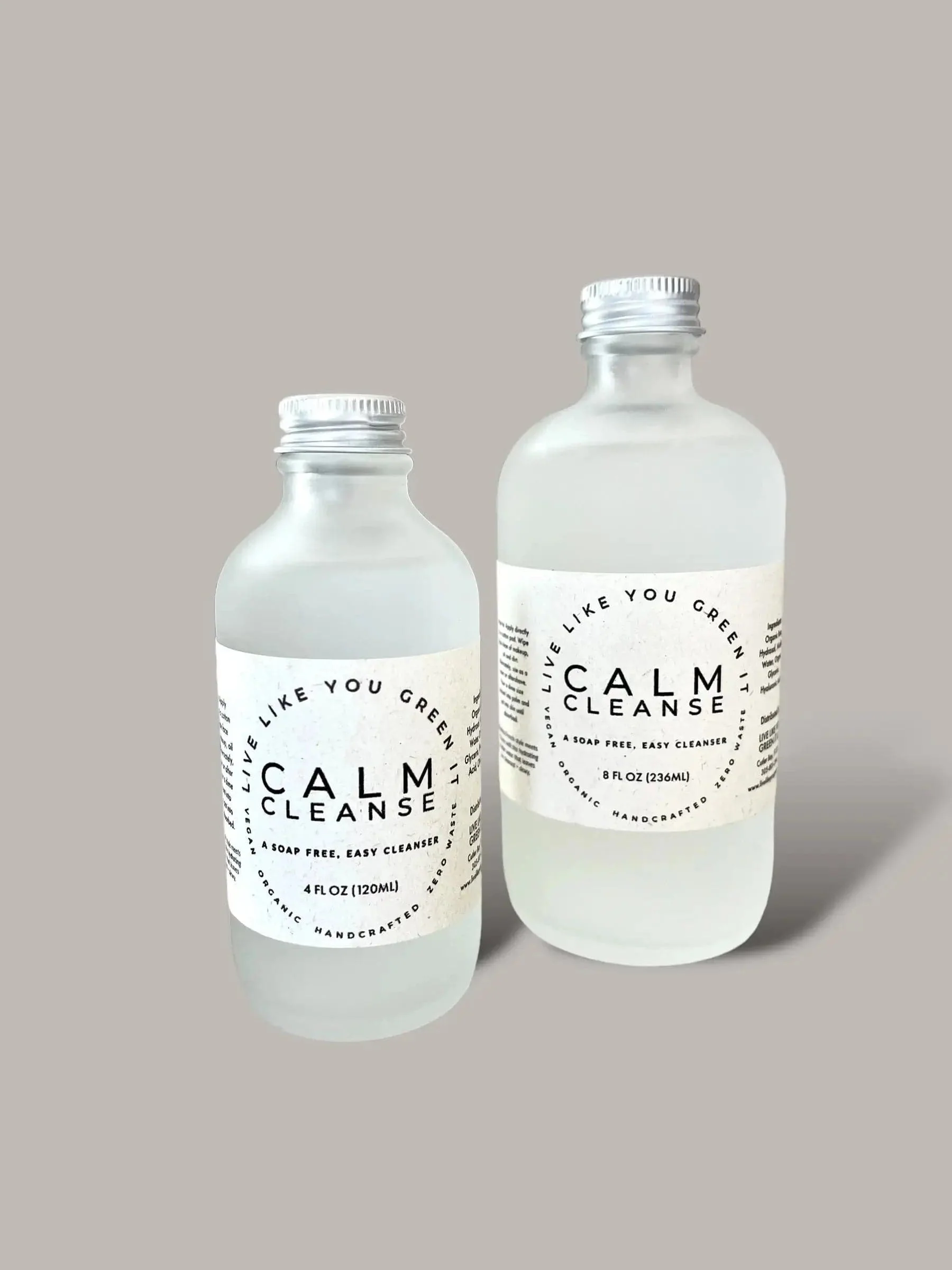 Calm Cleanse // Micellar Water Face Wash & Hyaluronic Acid Toner with Cucumber Water *New* - Image 5