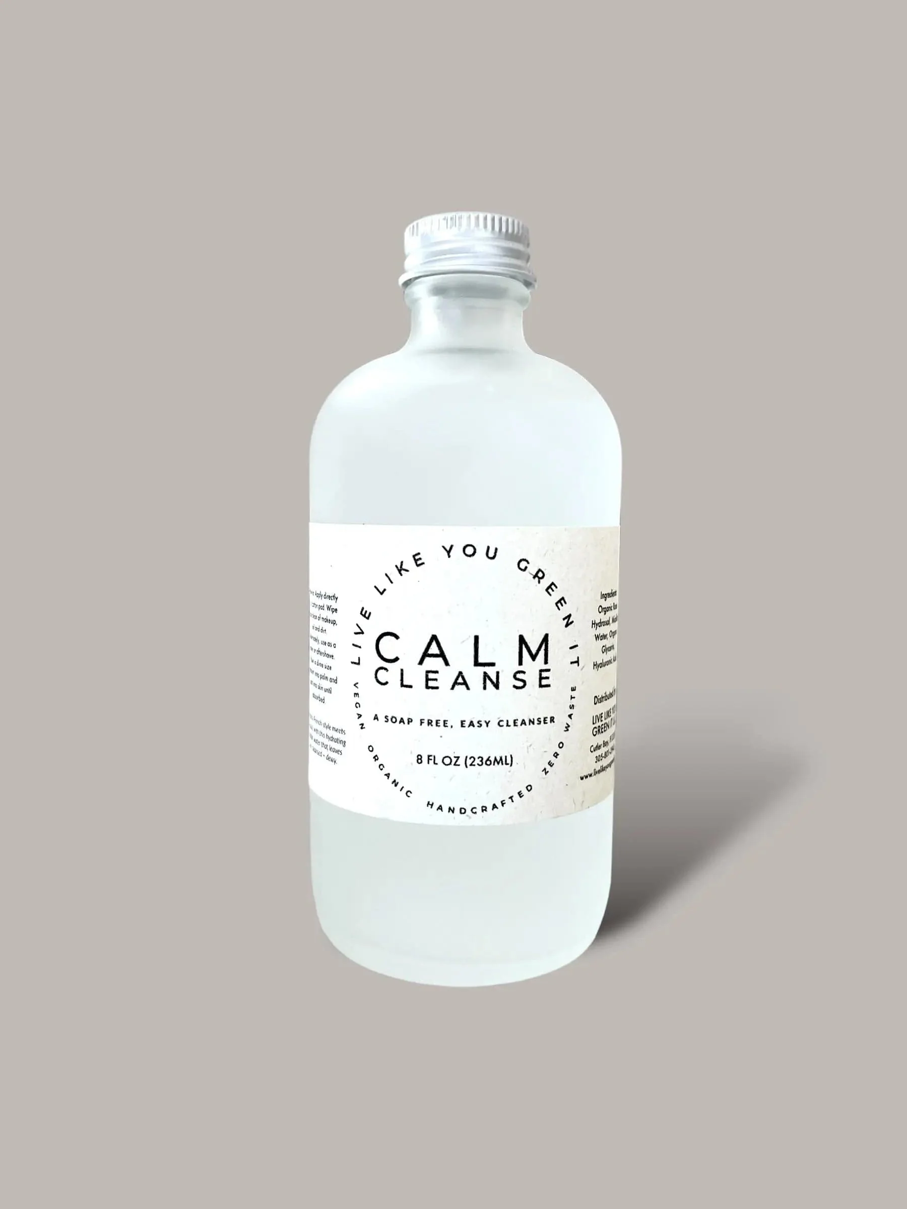 Calm Cleanse Gentle Face Wash and Toner + Hyaluronic Acid, Micellar Water, and Organic Rose - Image 4