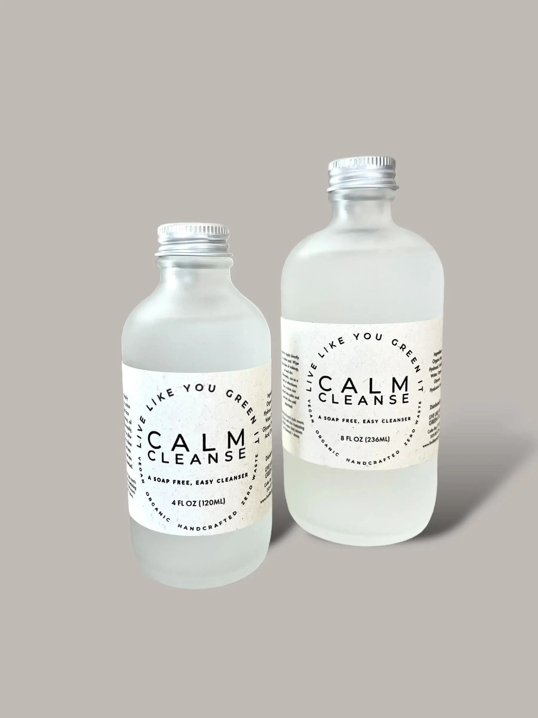 Calm Cleanse Gentle Face Wash and Toner + Hyaluronic Acid, Micellar Water, and Organic Rose - Image 5