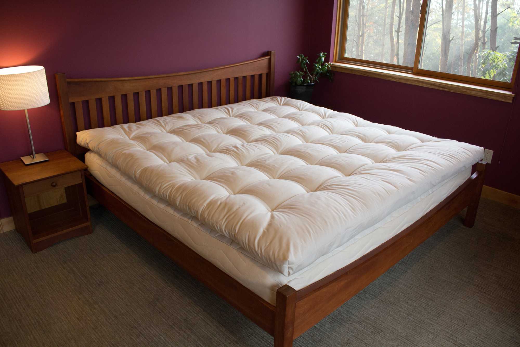 Certified Organic Quilted Topper - Image 3