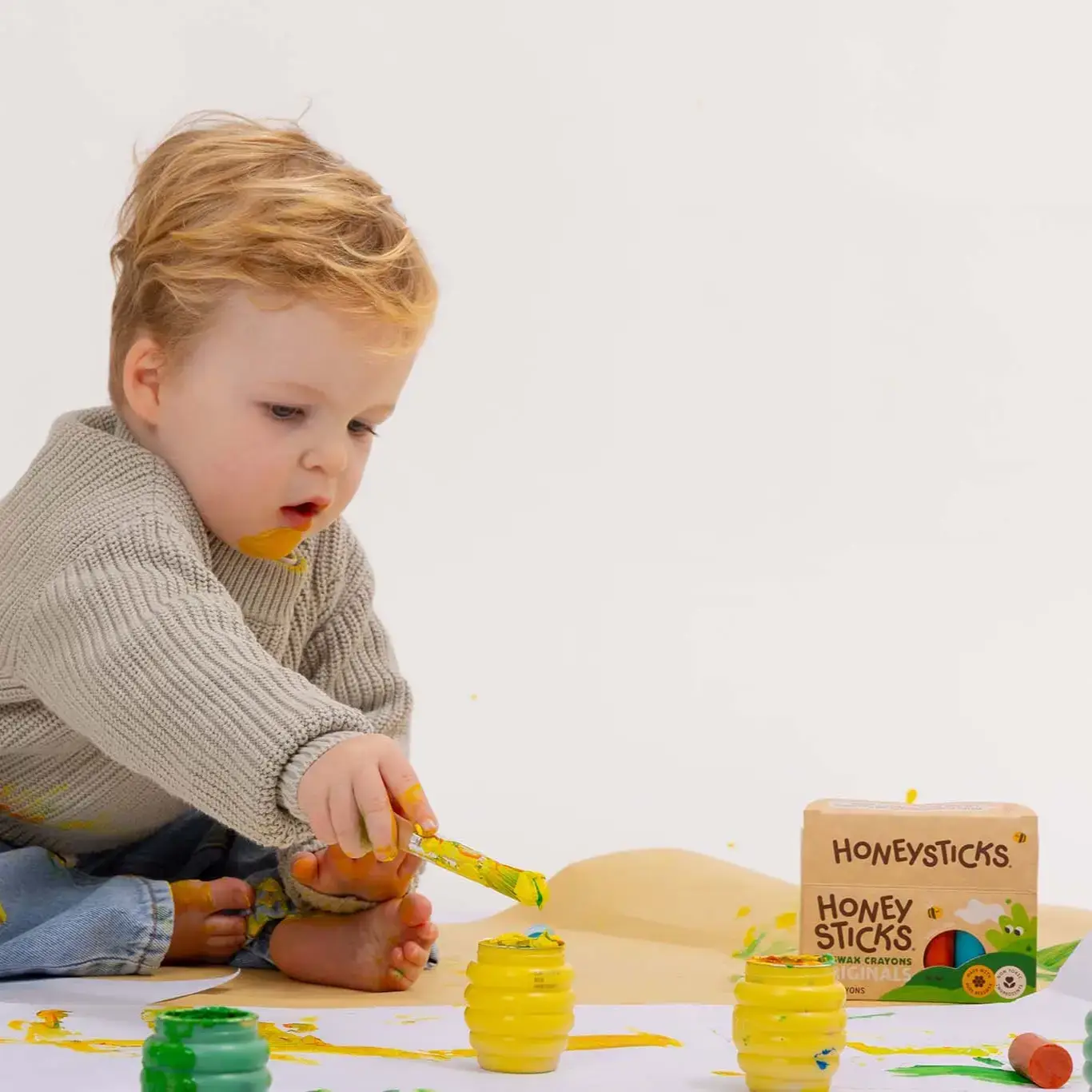 Honeysticks Children's Paint Brush Sets - Image 3