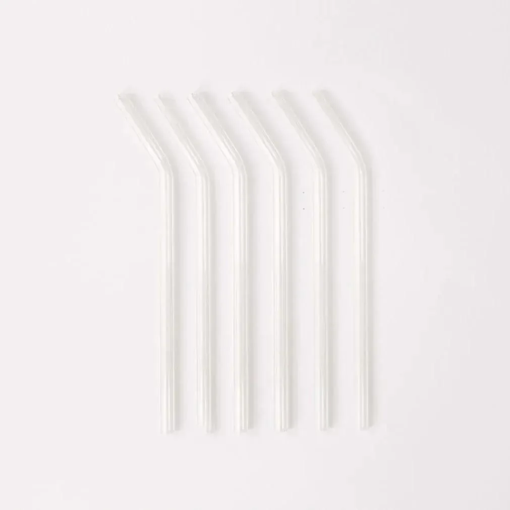 Classic 8" Glass Straw Set - Air - Image 2