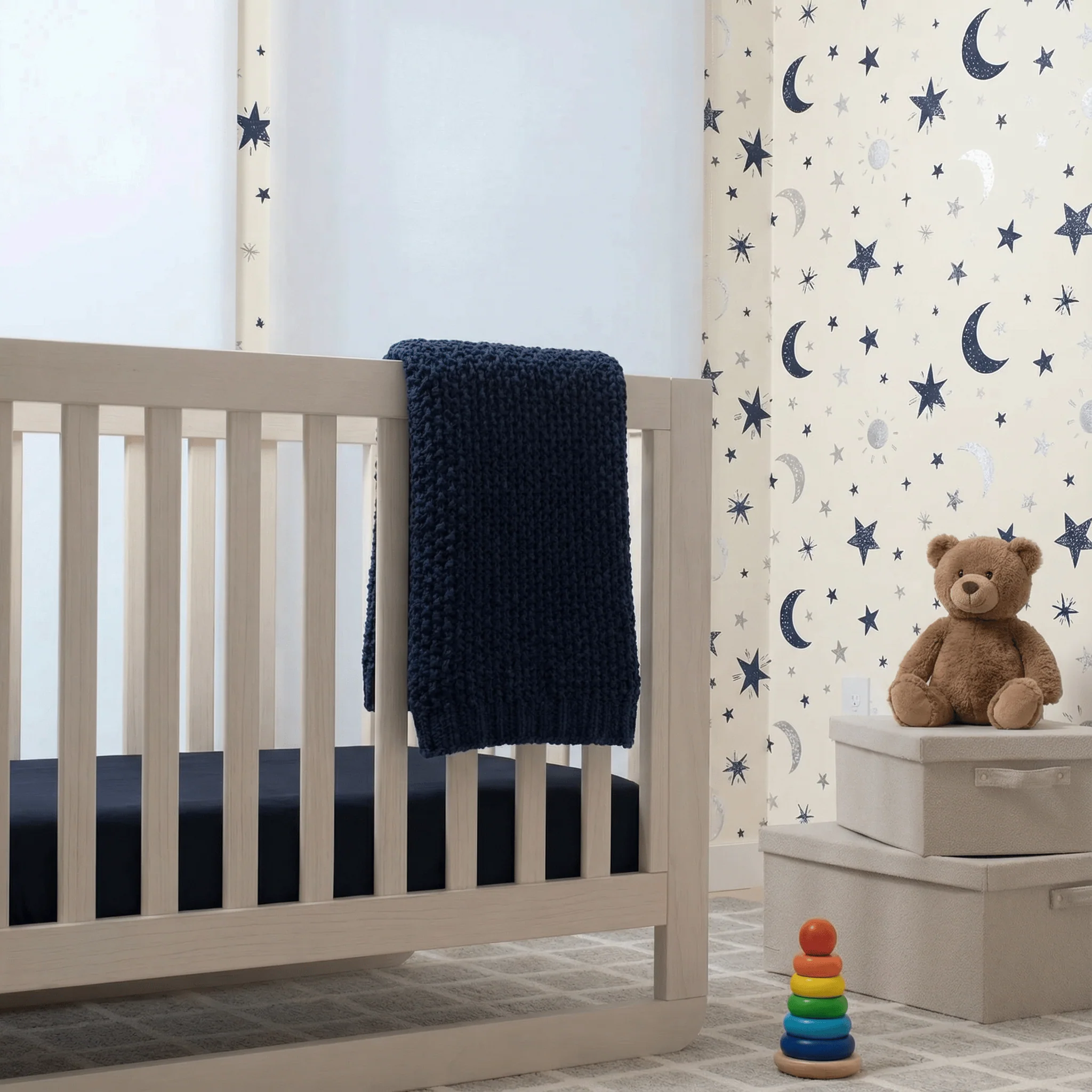 CleanBamboo® Signature Sateen Crib & Toddler Fitted Sheet - Image 3