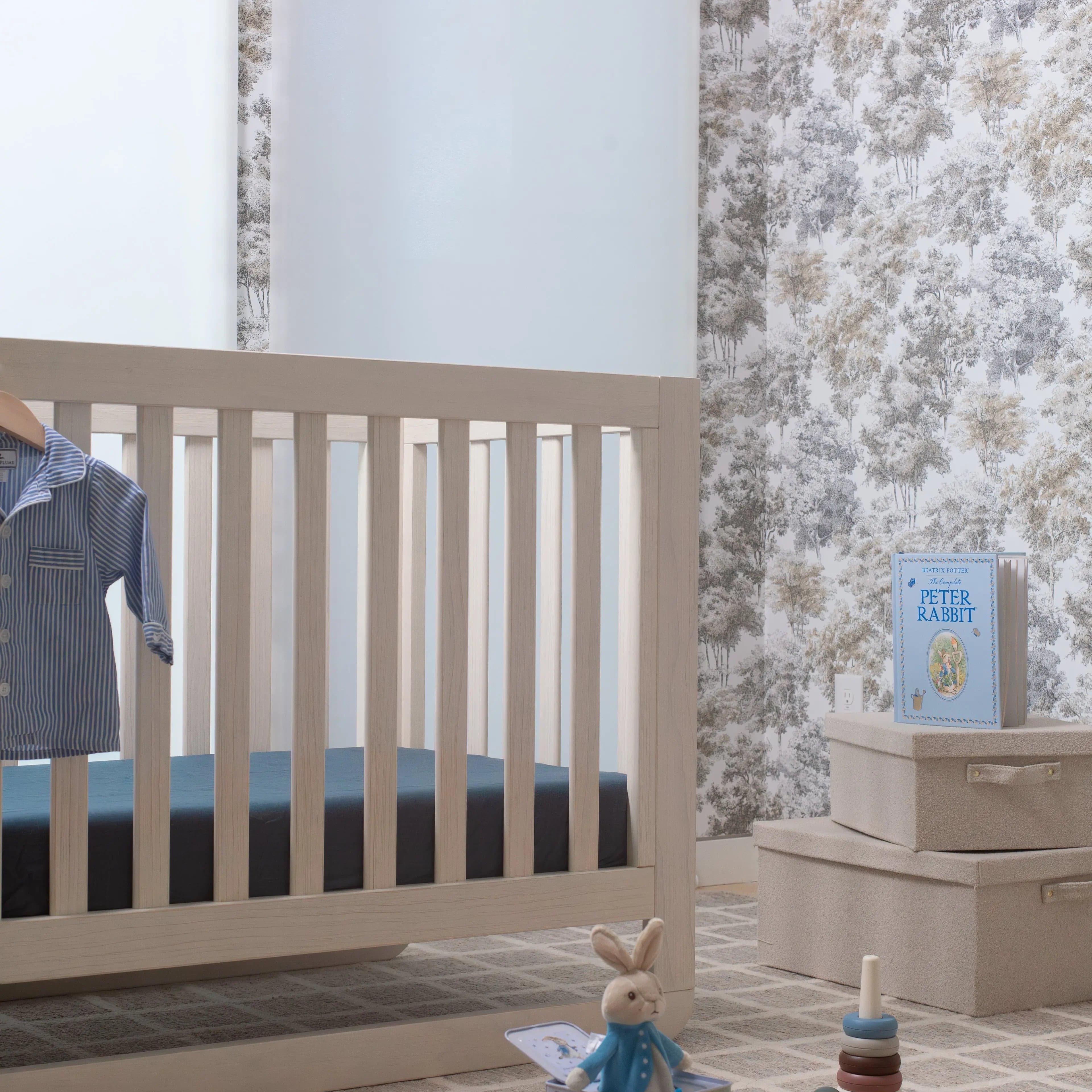 CleanBamboo Hemp™ Linen+ Crib & Toddler Fitted Sheet - Image 2