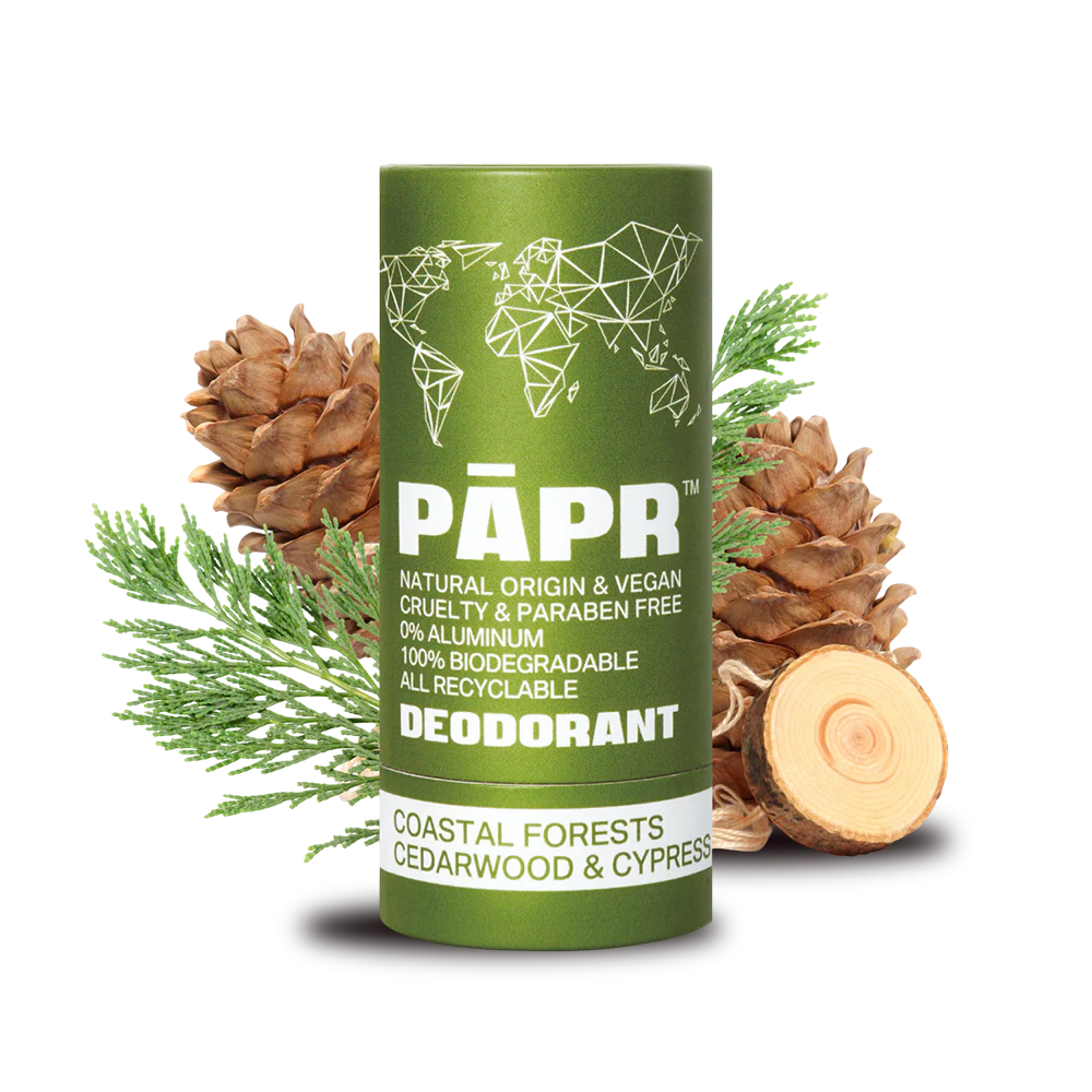 Paper Cosmetics Deodorant - Coastal Forests, Vegan, Aluminum-Free