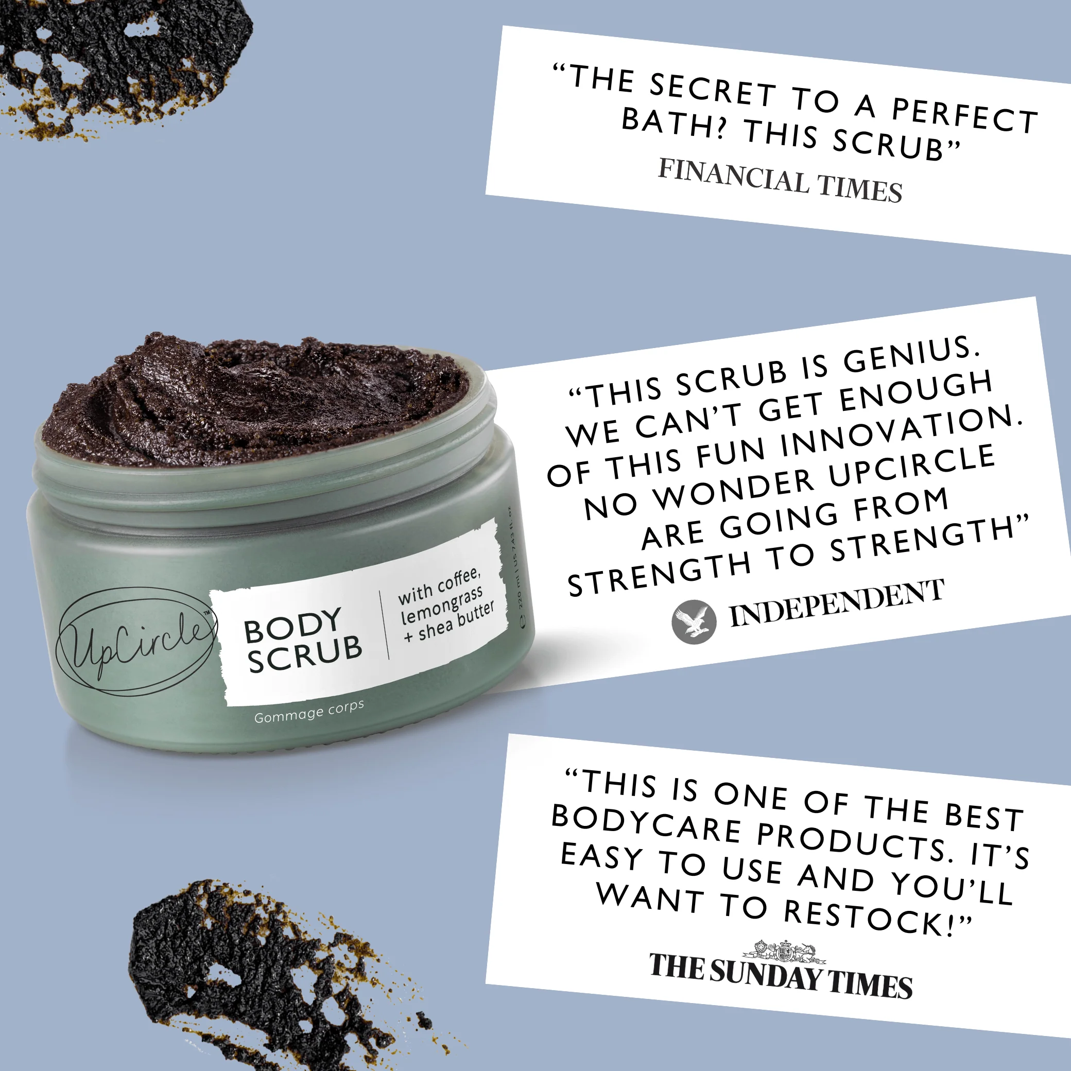 Vegan Coffee Body Scrub with Lemongrass - Image 3