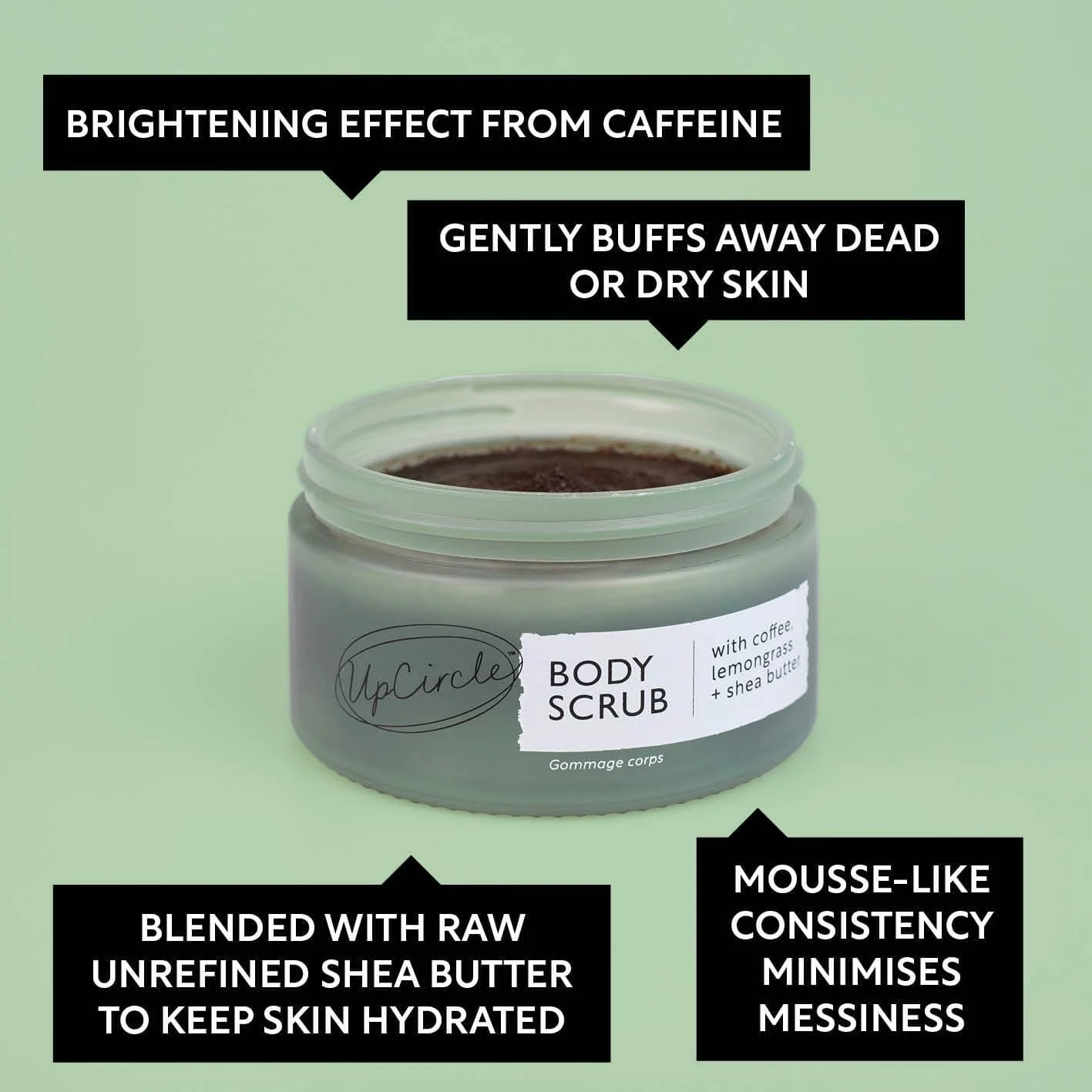 Vegan Coffee Body Scrub with Lemongrass - Image 6