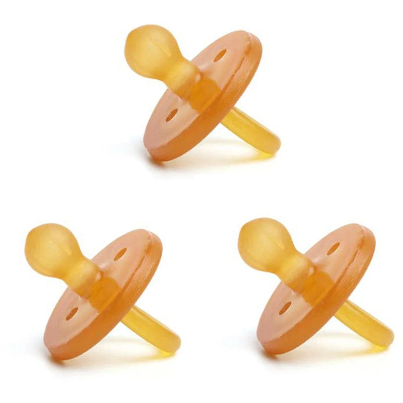Round Natural Pacifier 3-Pack - Image 2