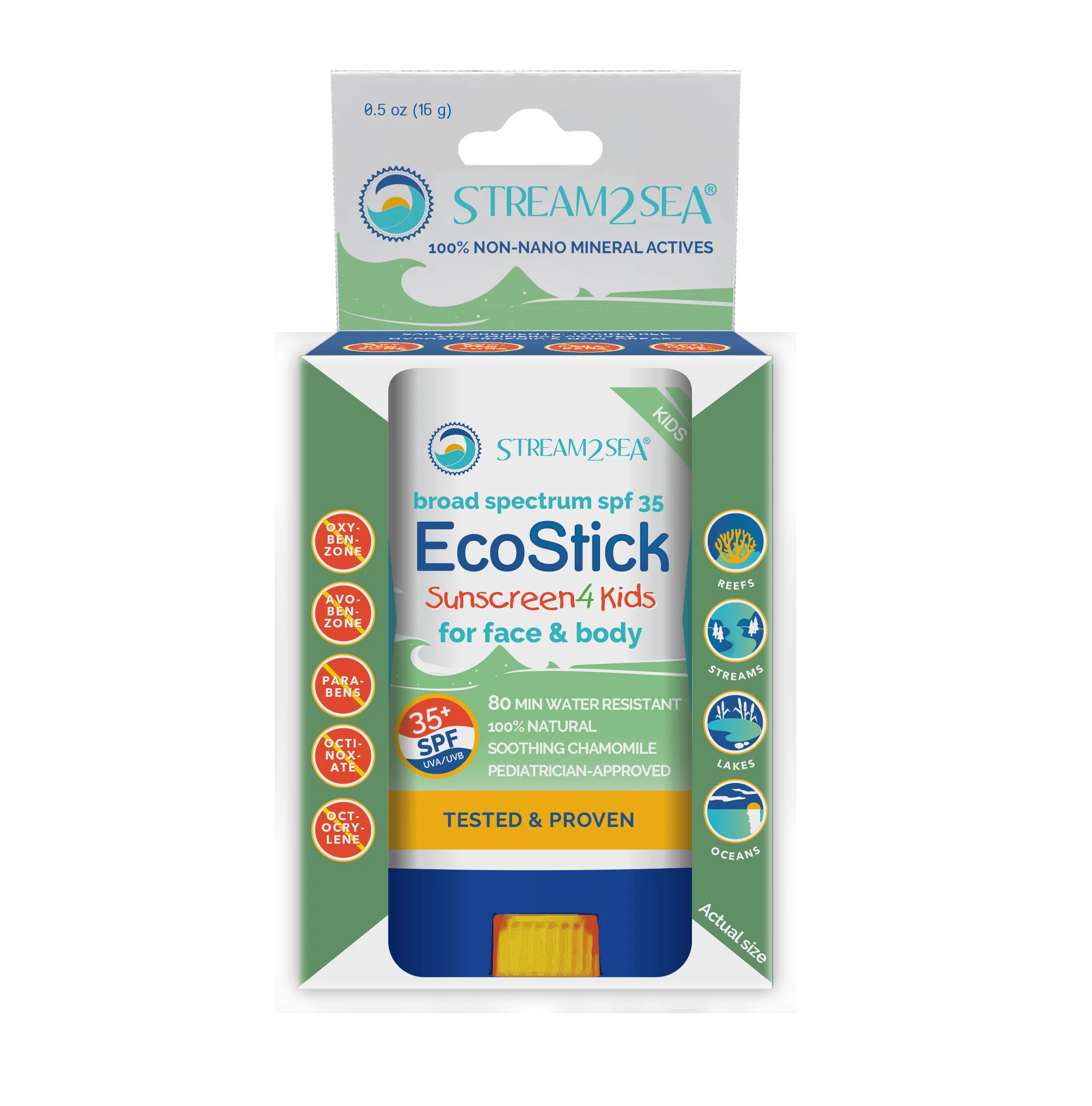 EcoStick Sunscreen For Kids (w/ Eco-Safe Zinc™)
