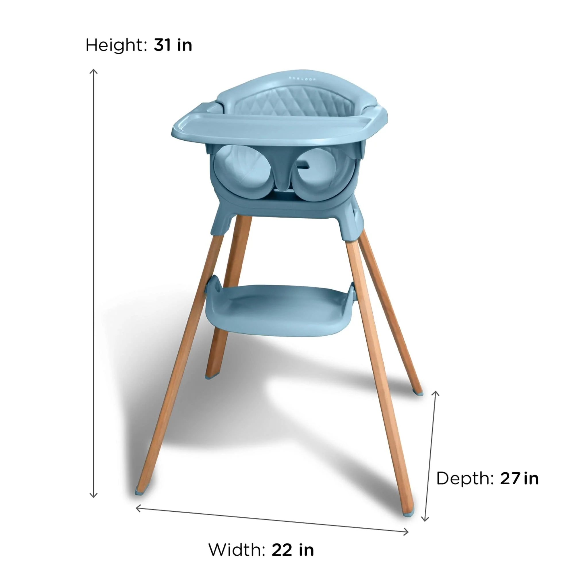 Evrloop 3-in-1 High Chair - Sustainable Design that Grows with Your Child - Image 10