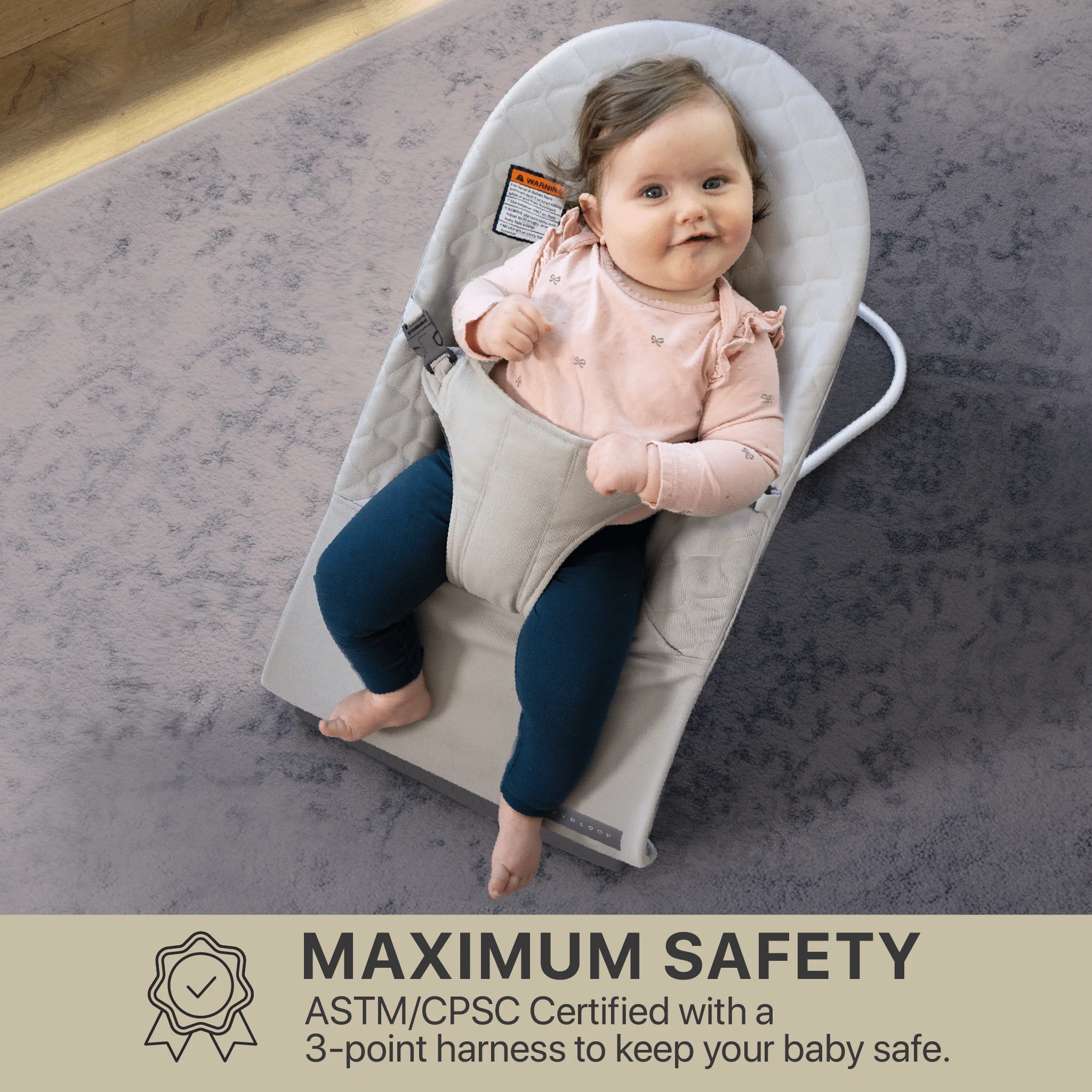 Evrloop Organic Baby Bouncer - Image 4