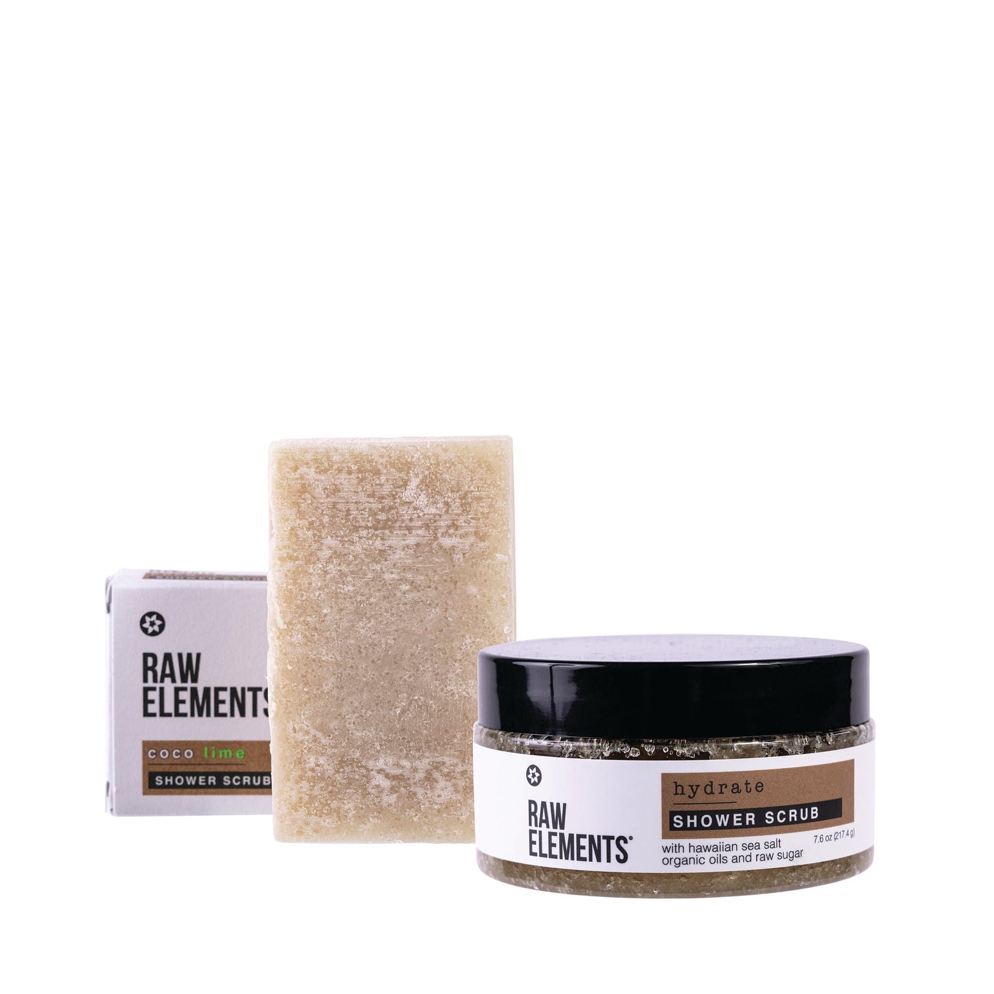 Exfoliator Bundle - Daily Scrub + Coco Lime Shower Scrub Bar