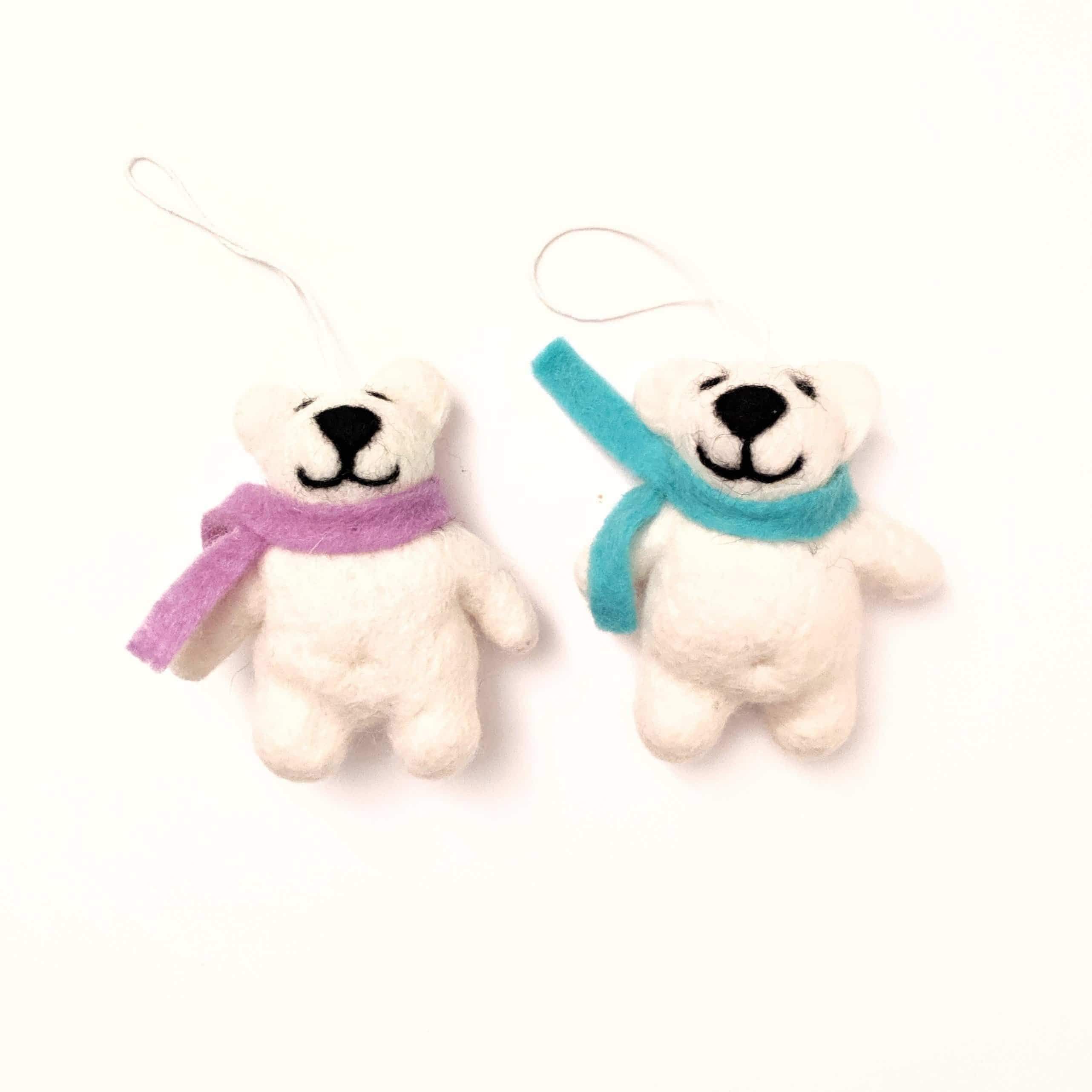 HAPPY BEARS Eco Ornaments - Set of 2 - Image 3