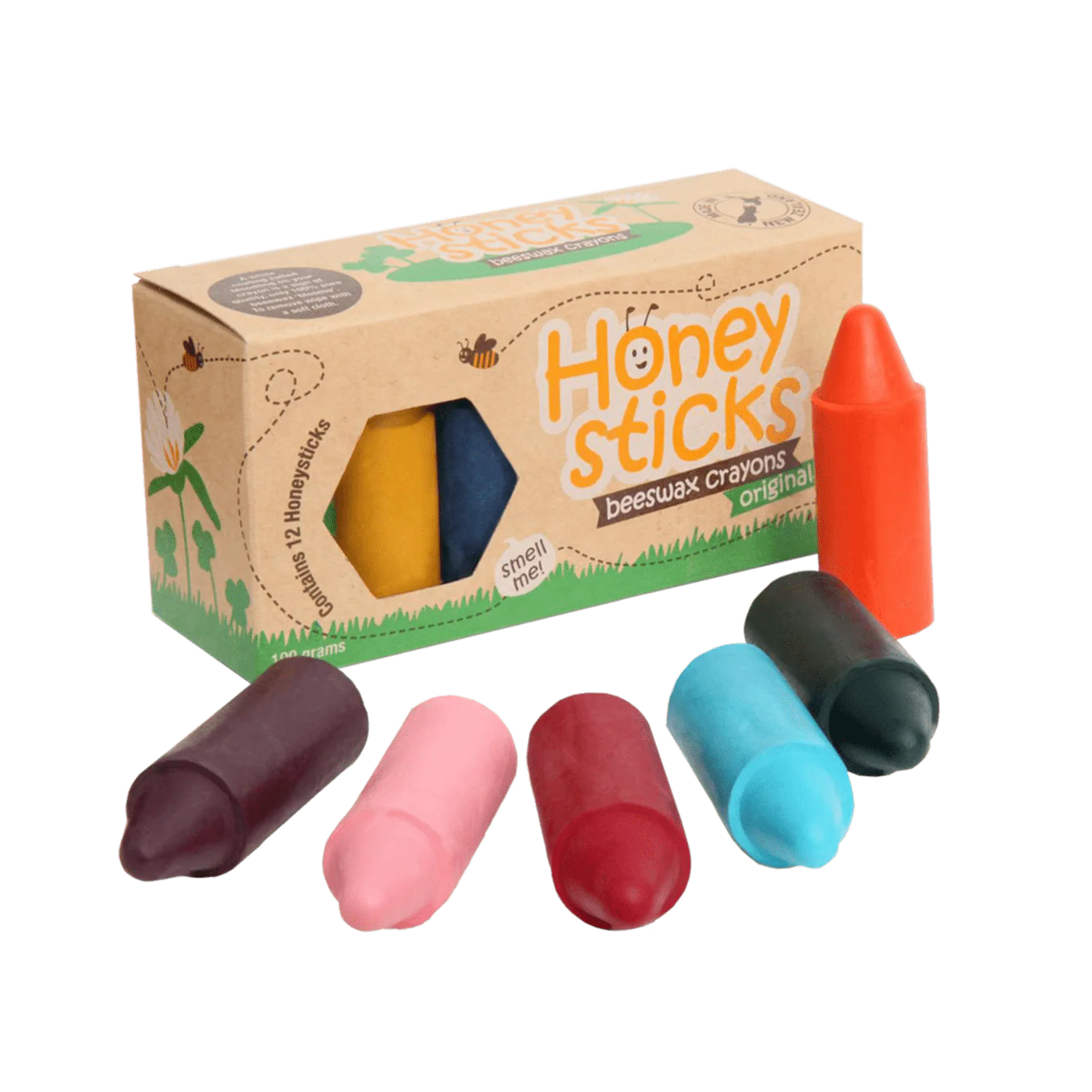 Honeysticks Natural Beeswax Crayons - Eco Friendly Crayons, 100% Pure Beeswax - Image 3