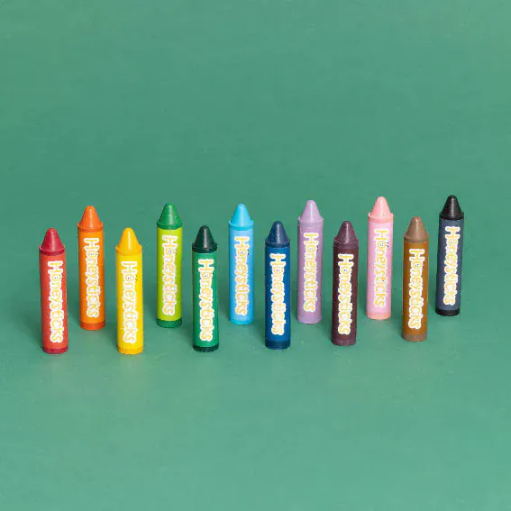 Honeysticks Natural Beeswax Crayons - Eco Friendly Crayons, 100% Pure Beeswax - Image 7