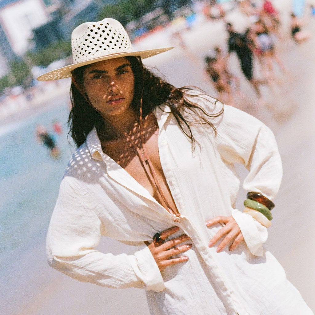 La Ranchera Cut-Out Straw Hat - Image 2