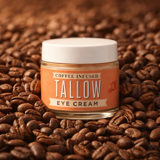 Lady May Coffee-Infused Tallow Eye Cream – Brighten, Firm & Revitalize Naturally - Image 4