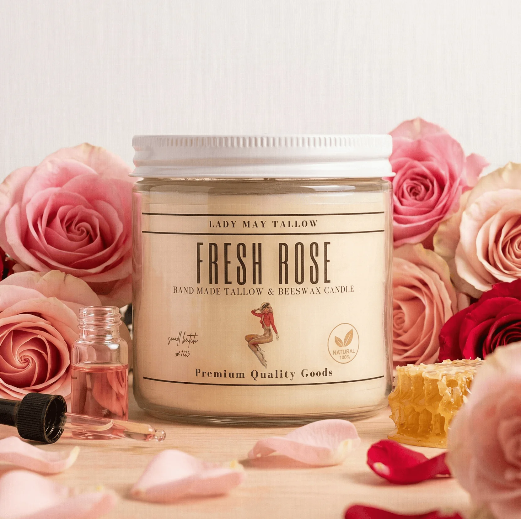 Lady May Tallow "Classic" Tallow & Beeswax Candle 16oz | 7 Natural Scents | Non-Toxic Clean Burning - Image 17