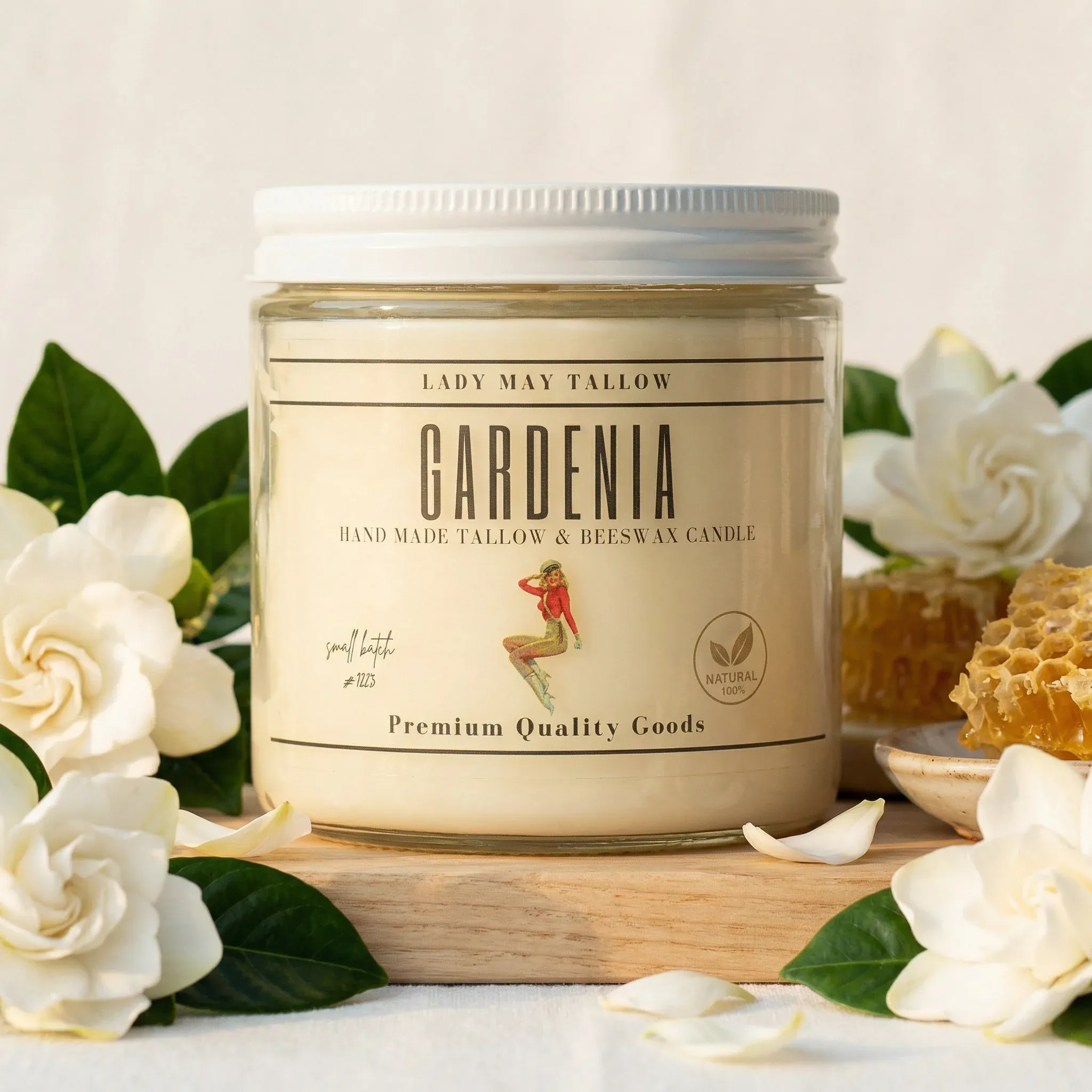 Lady May Tallow "Classic" Tallow & Beeswax Candle 16oz | 7 Natural Scents | Non-Toxic Clean Burning - Image 20