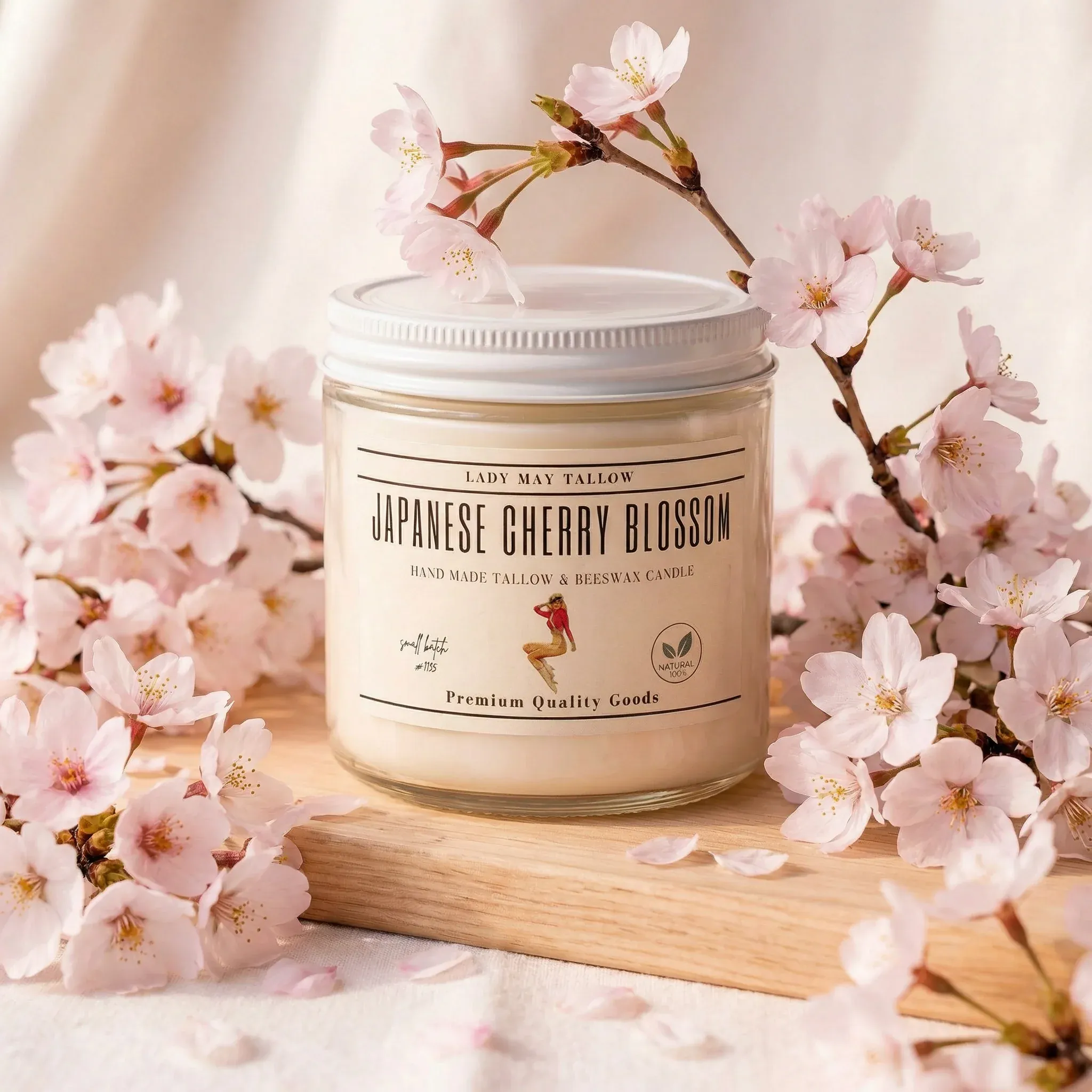 Lady May Tallow "Classic" Tallow & Beeswax Candle 16oz | 7 Natural Scents | Non-Toxic Clean Burning - Image 21