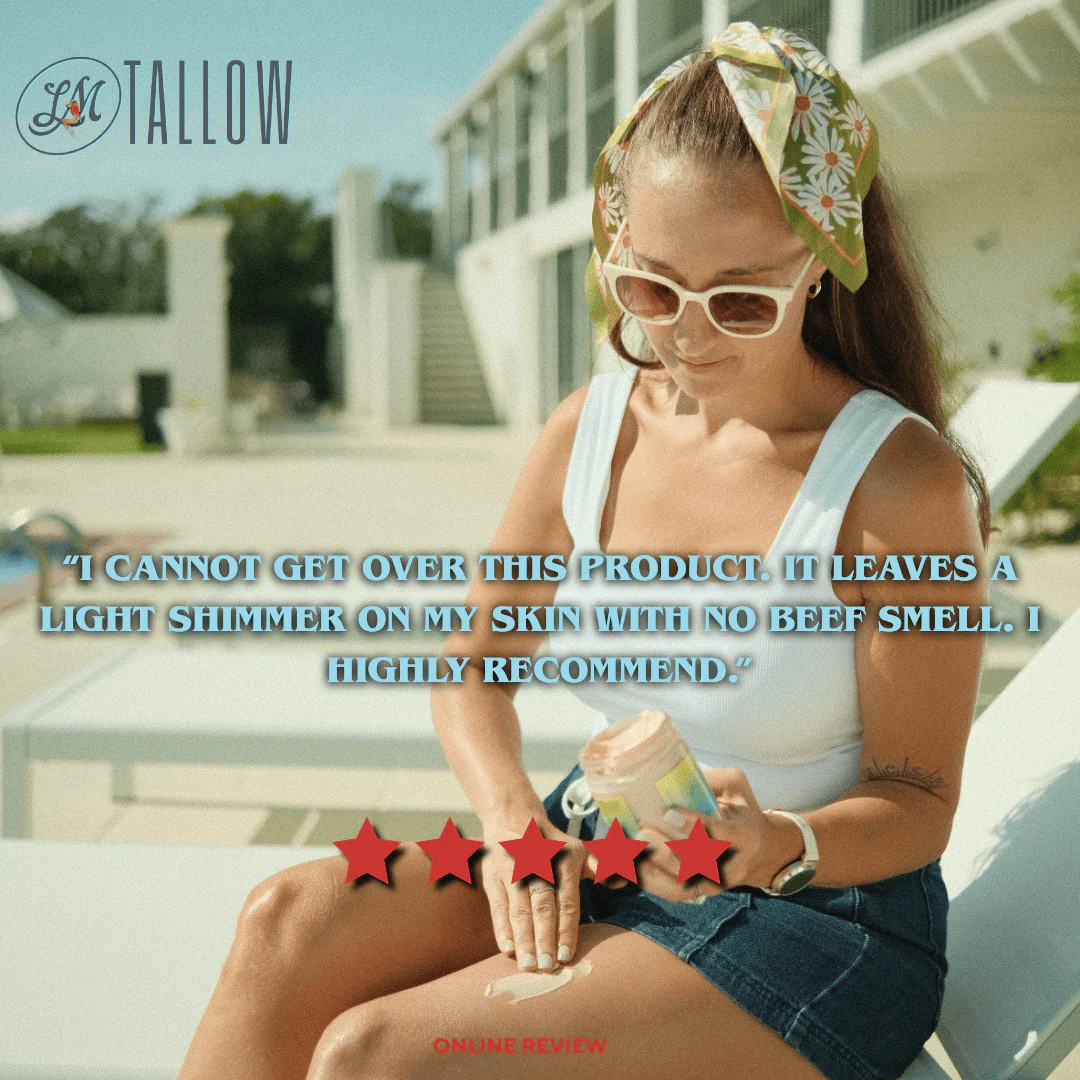 Luminous Bronze Whipped Tallow Body Butter with Mica - Image 5