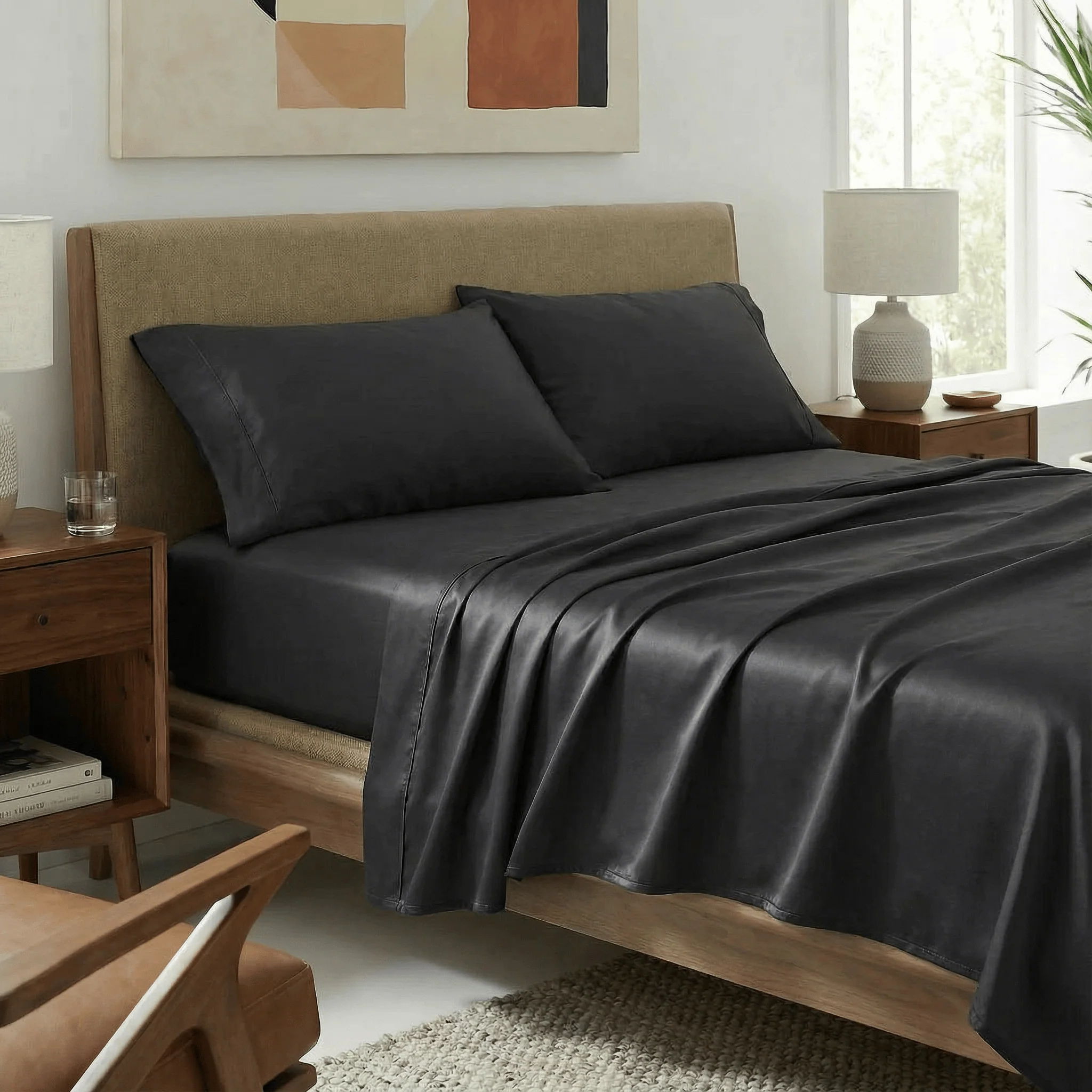 Luxe CleanBamboo® Sateen+ Pillowcase Set - Image 12